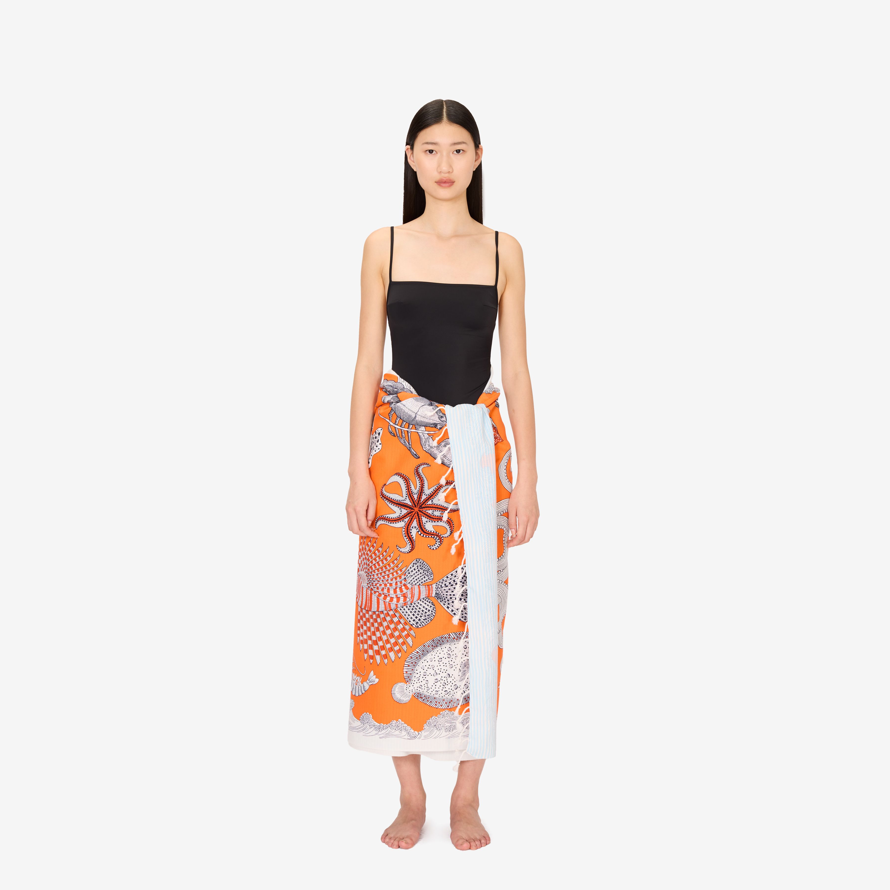 Fouta Towel 100 - Poseidon - Orange