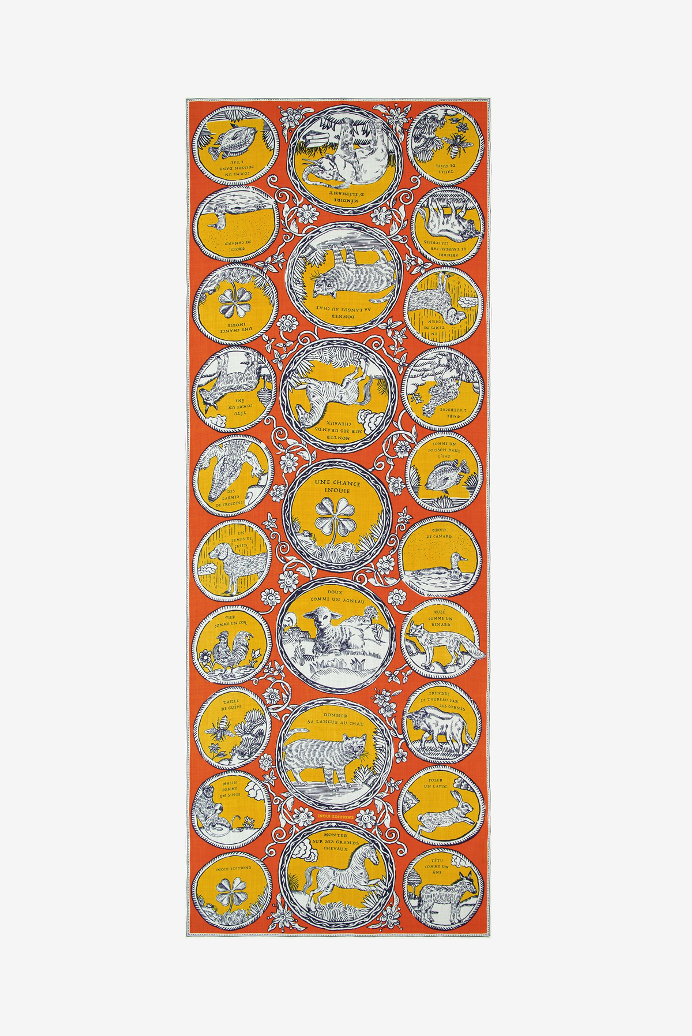 Scarf 70 - Chance Inoui - Orange