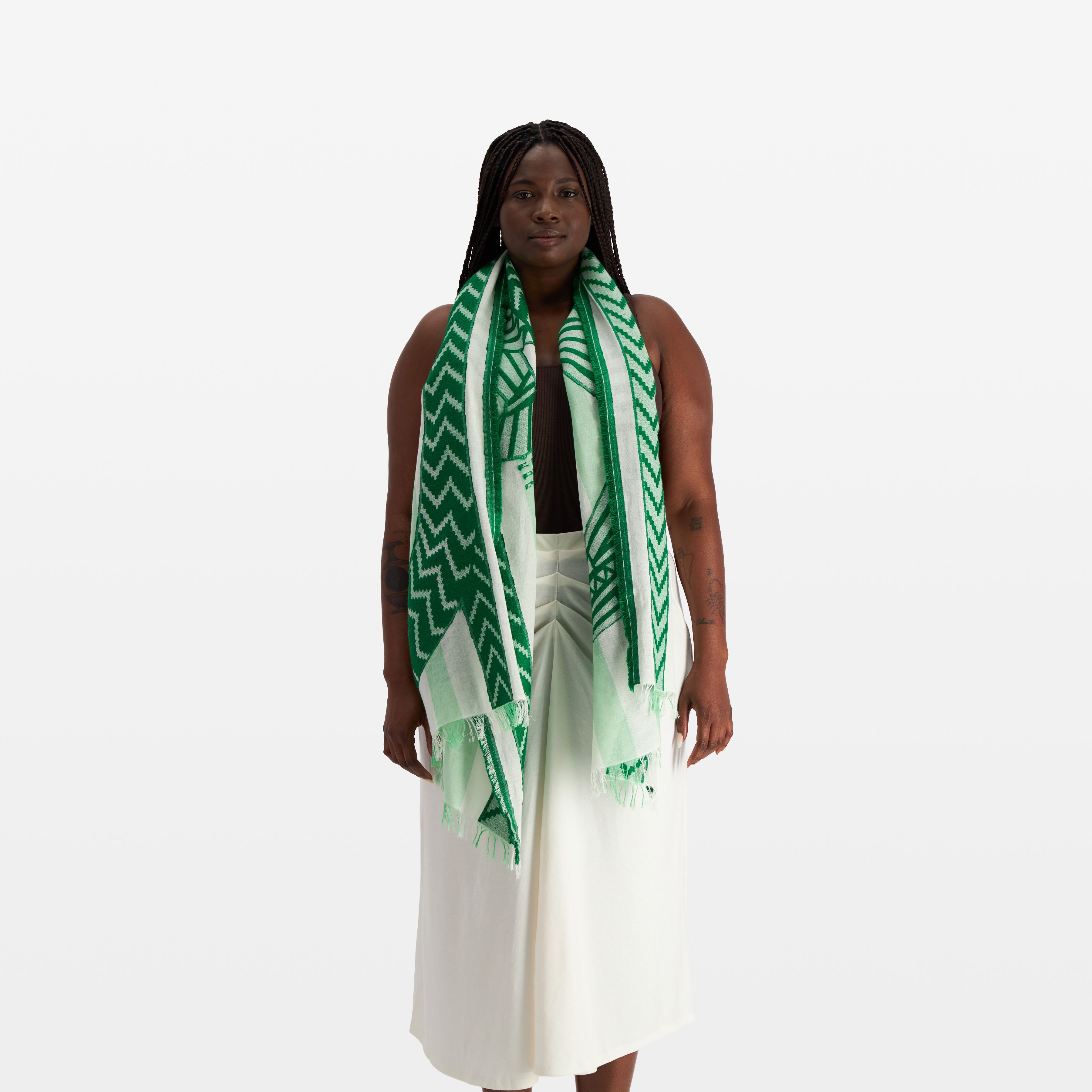 Scarf 70 - Attila 3D - Mint