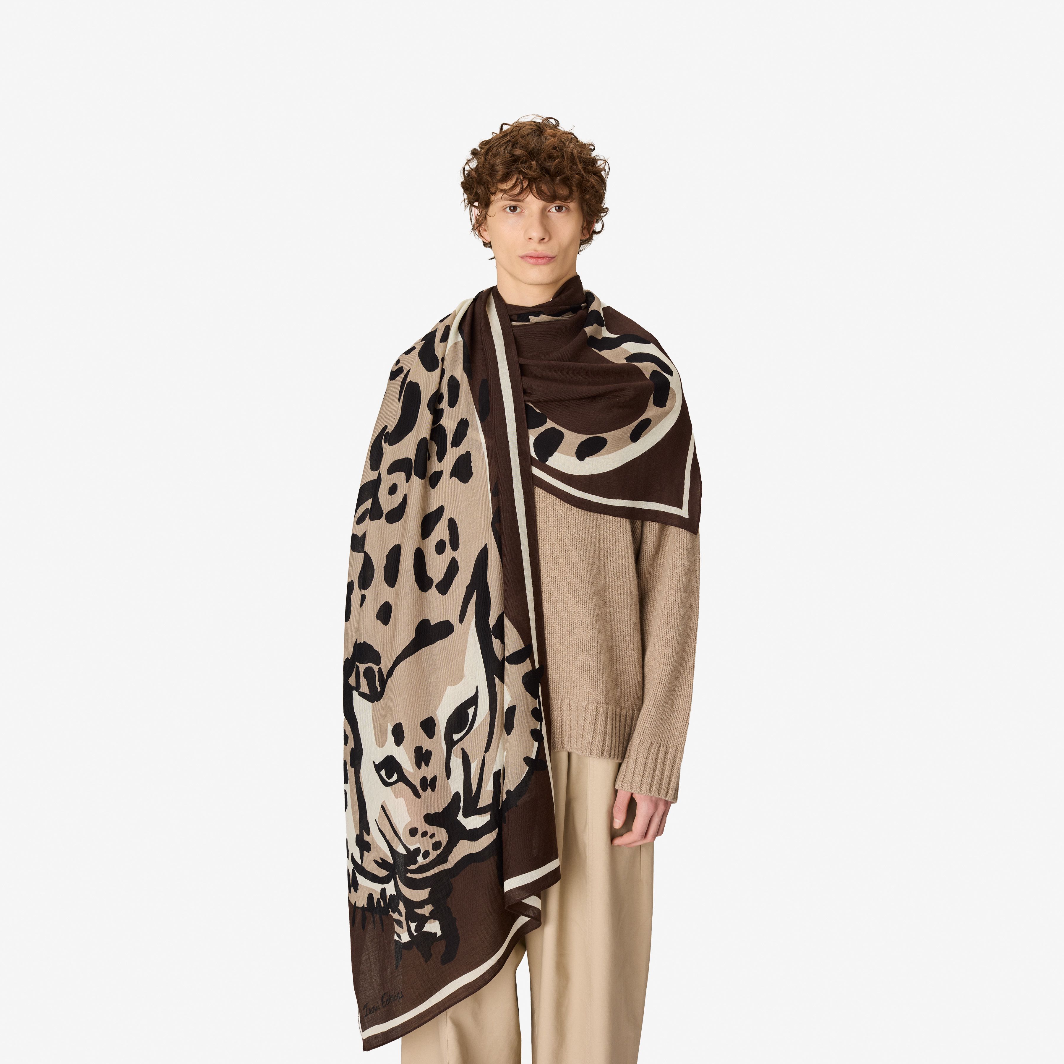 Scarf 70 - Felino - Brown
