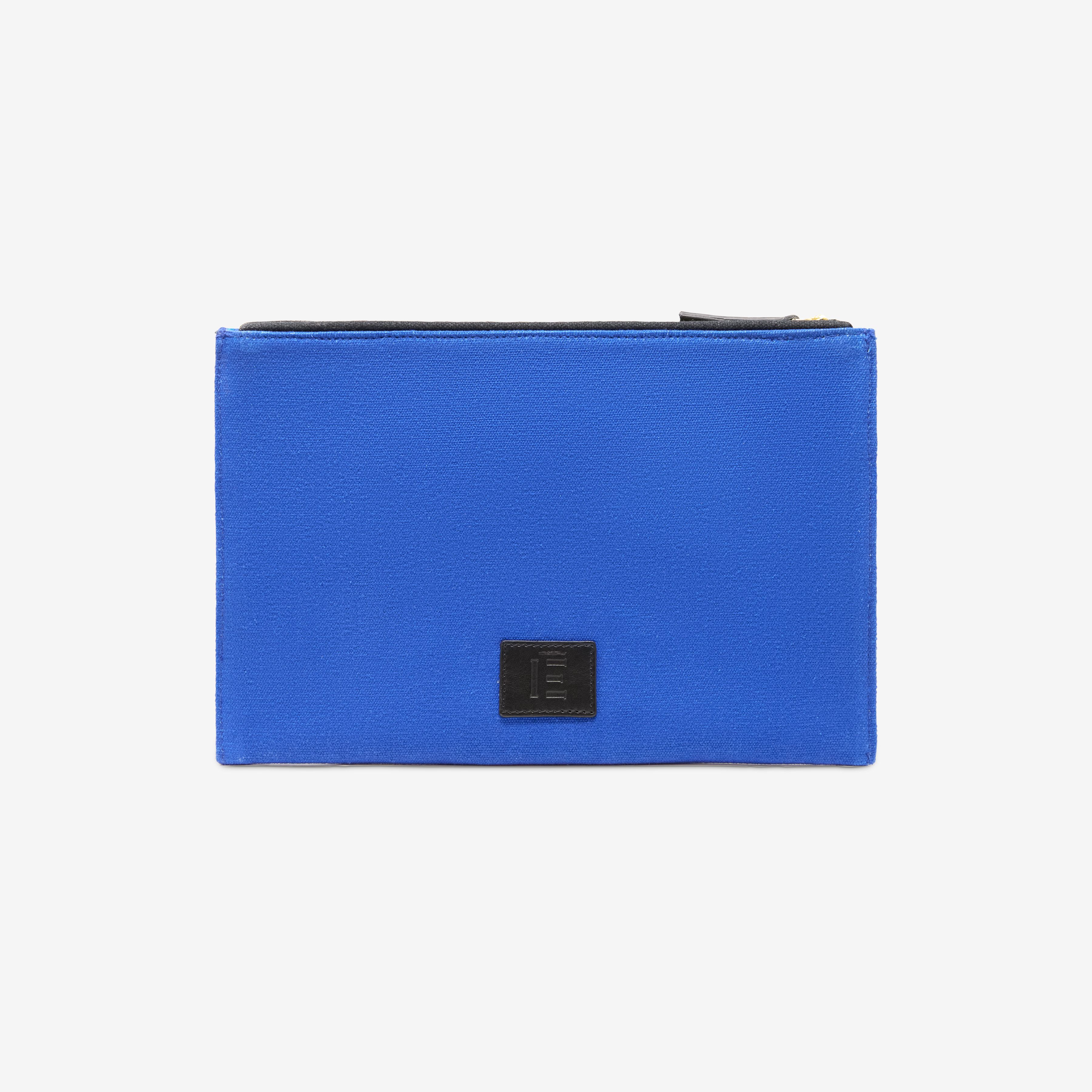 Embroidered Pouch - Astro Capricornus - Blue
