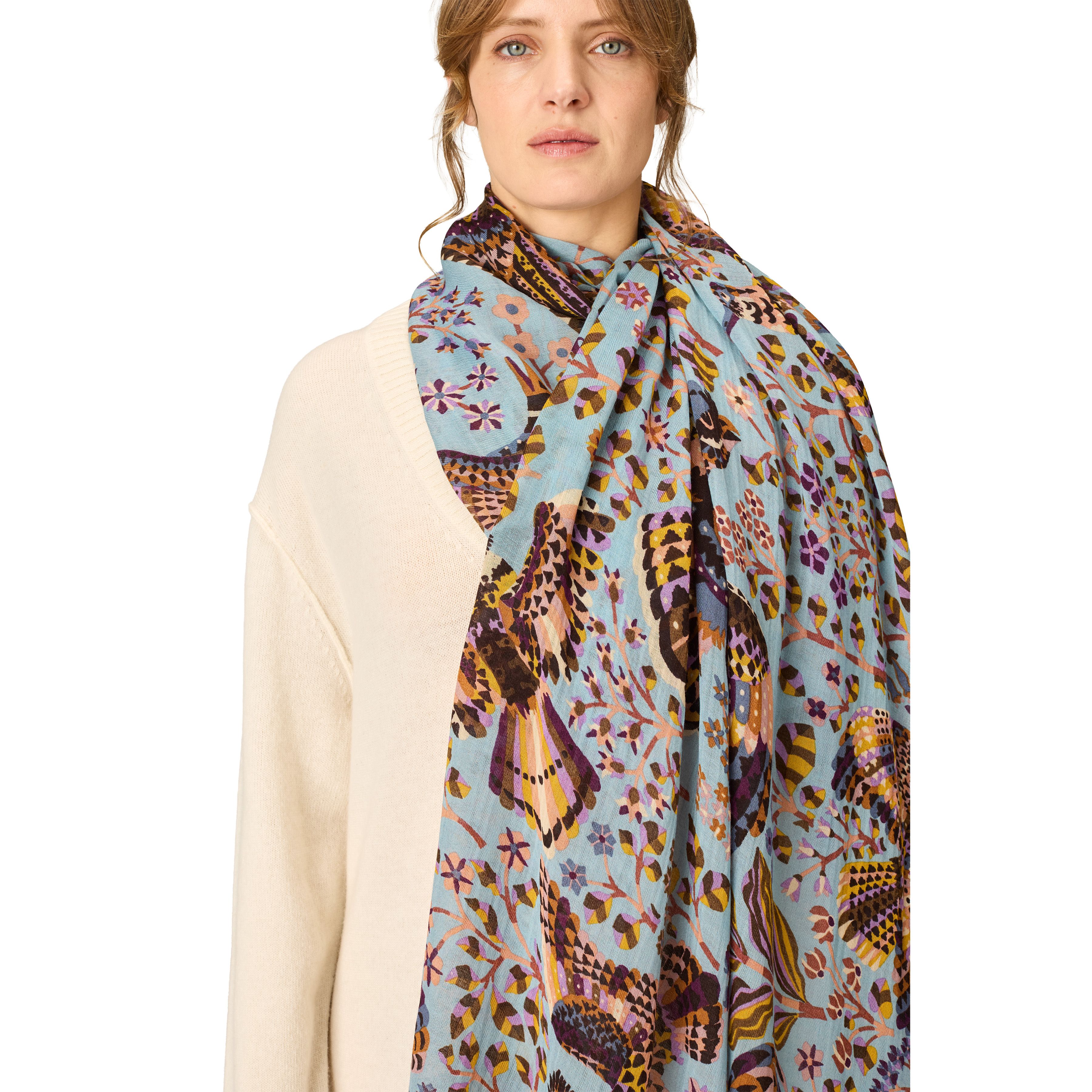 Scarf 100 - Rene Perrot - Grey