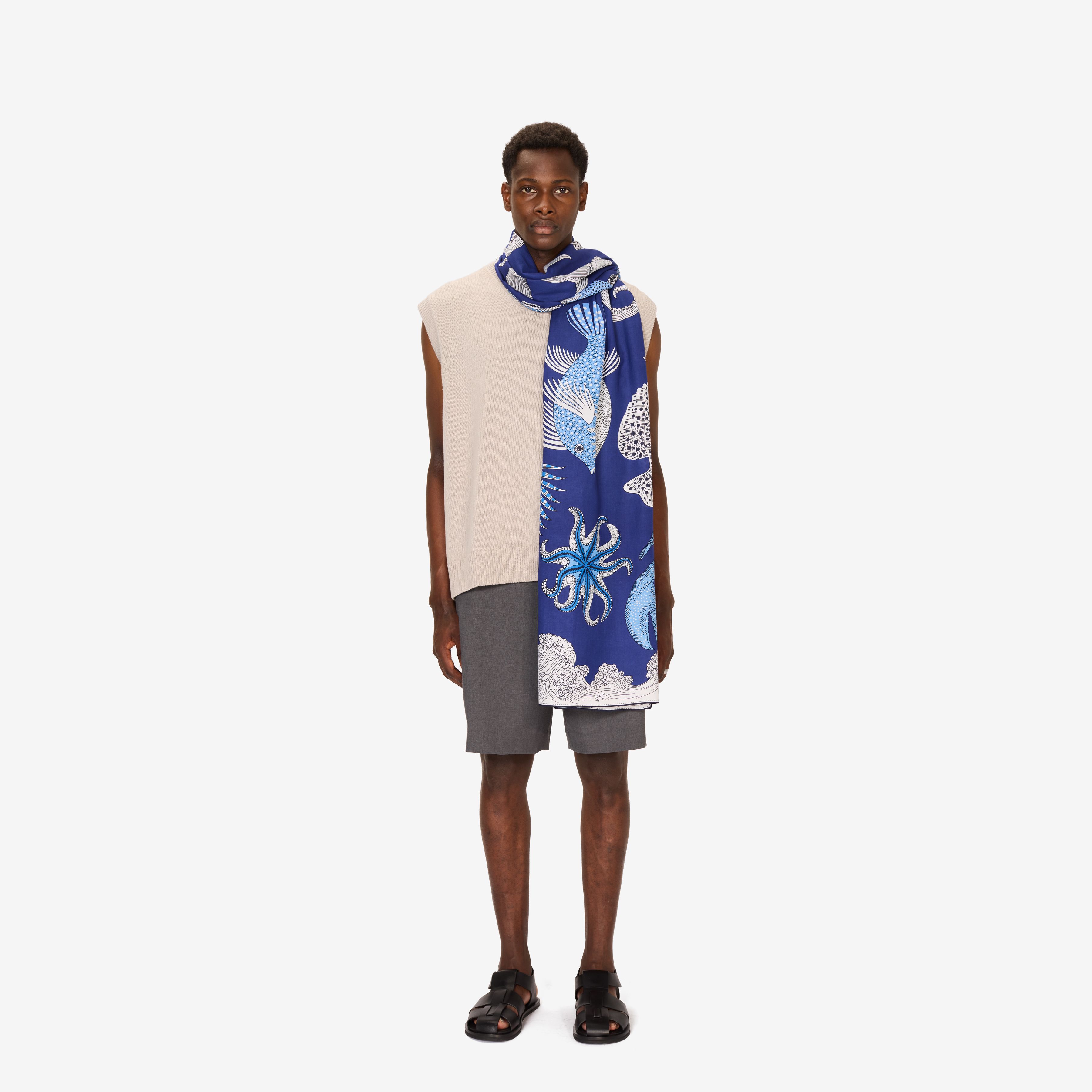 Scarf 100 - Poseidon - Blue