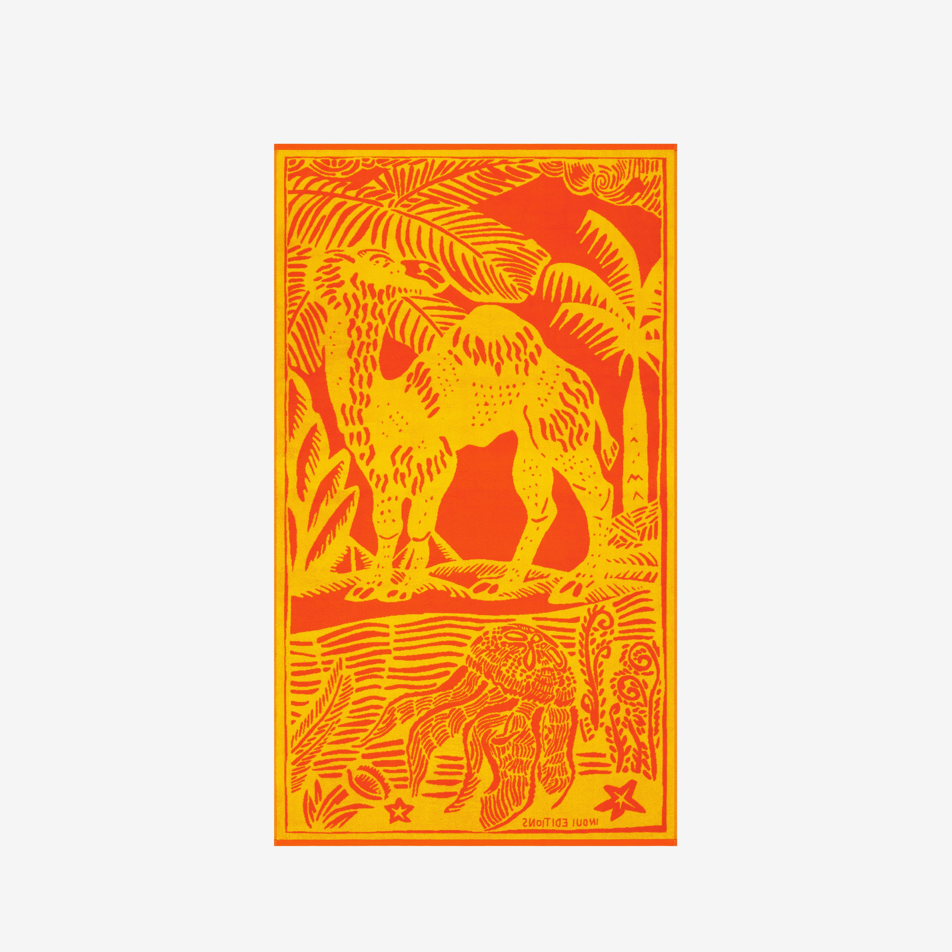 Beach Towel - Dromadaire - Orange