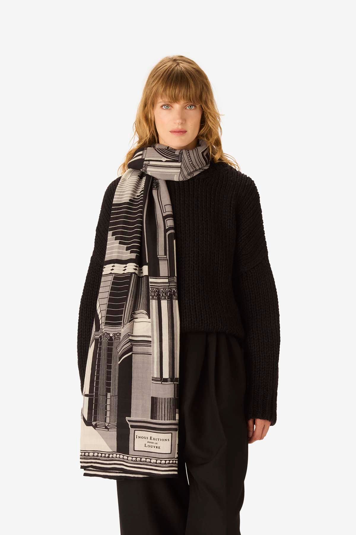 Scarf 100 - Architecture - Black