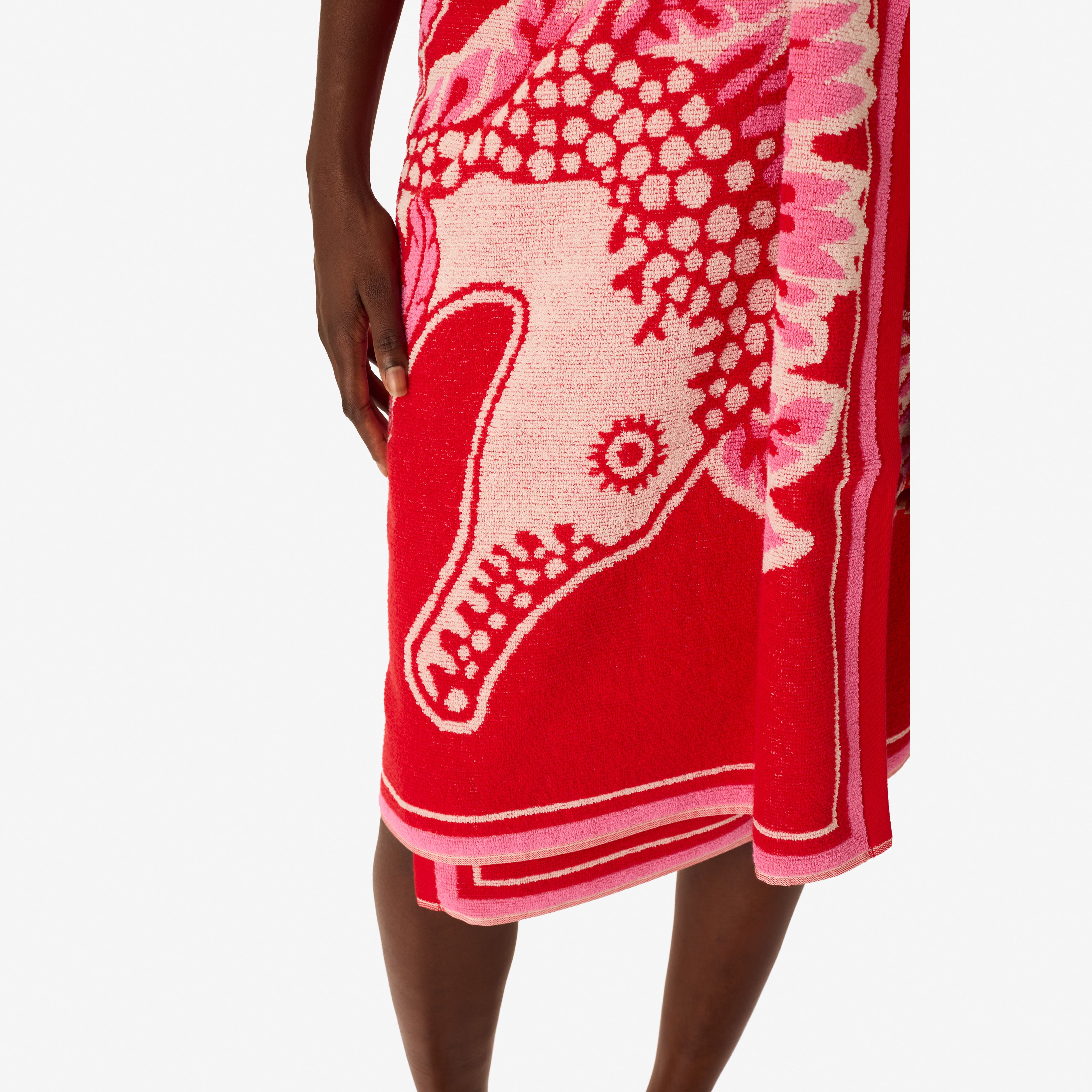 Serviette De Plage 80 - Idriss - Rouge