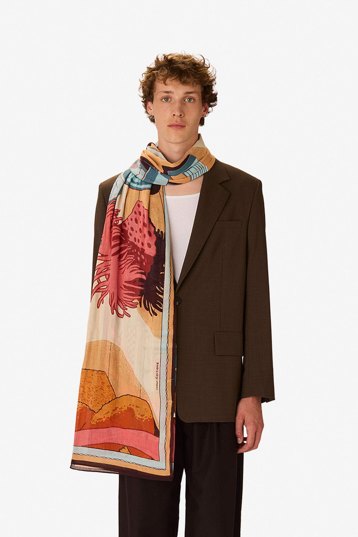 Scarf 100 - Jardin - Coral