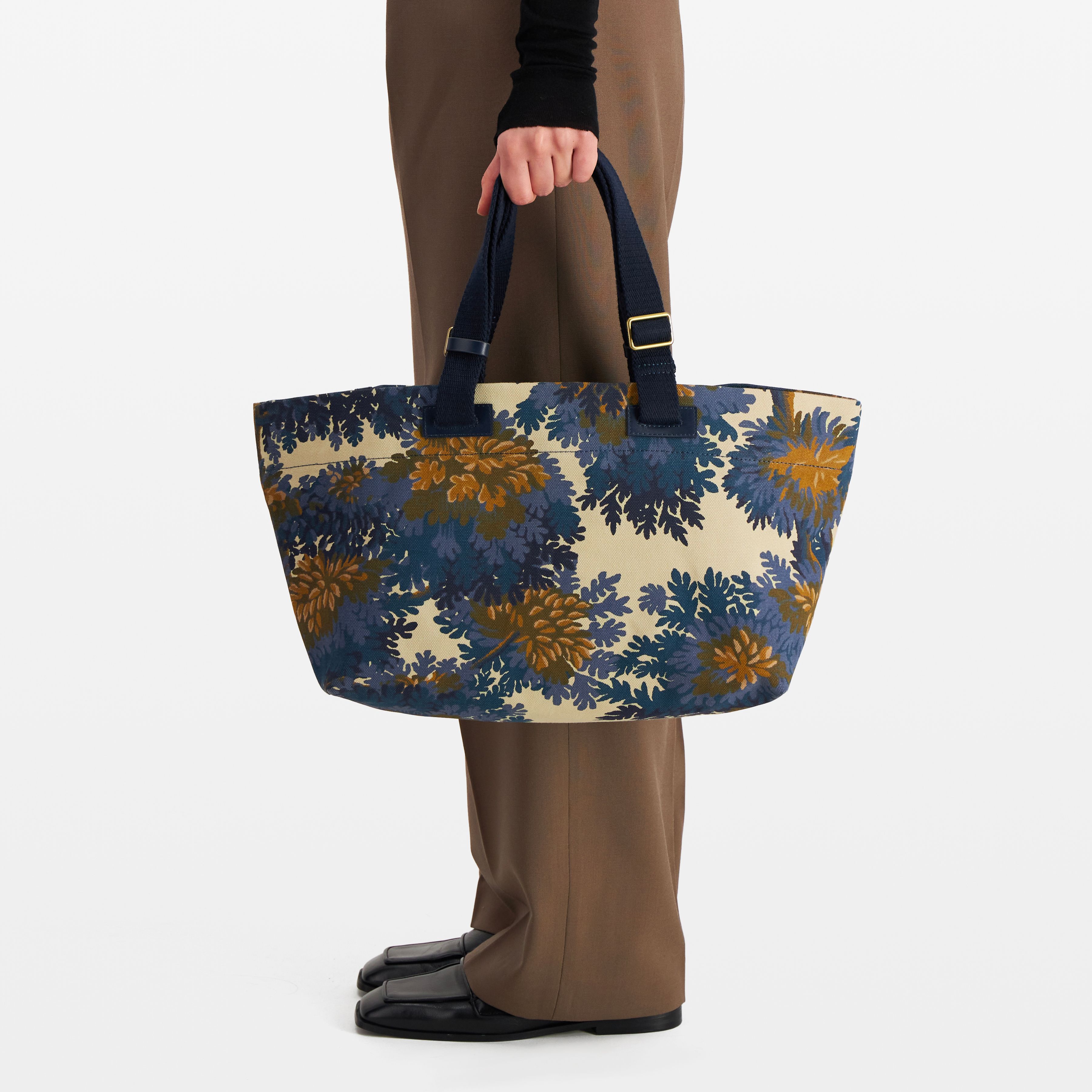 Bolso Cabas Strap - Fontainebleau - Azul Marino