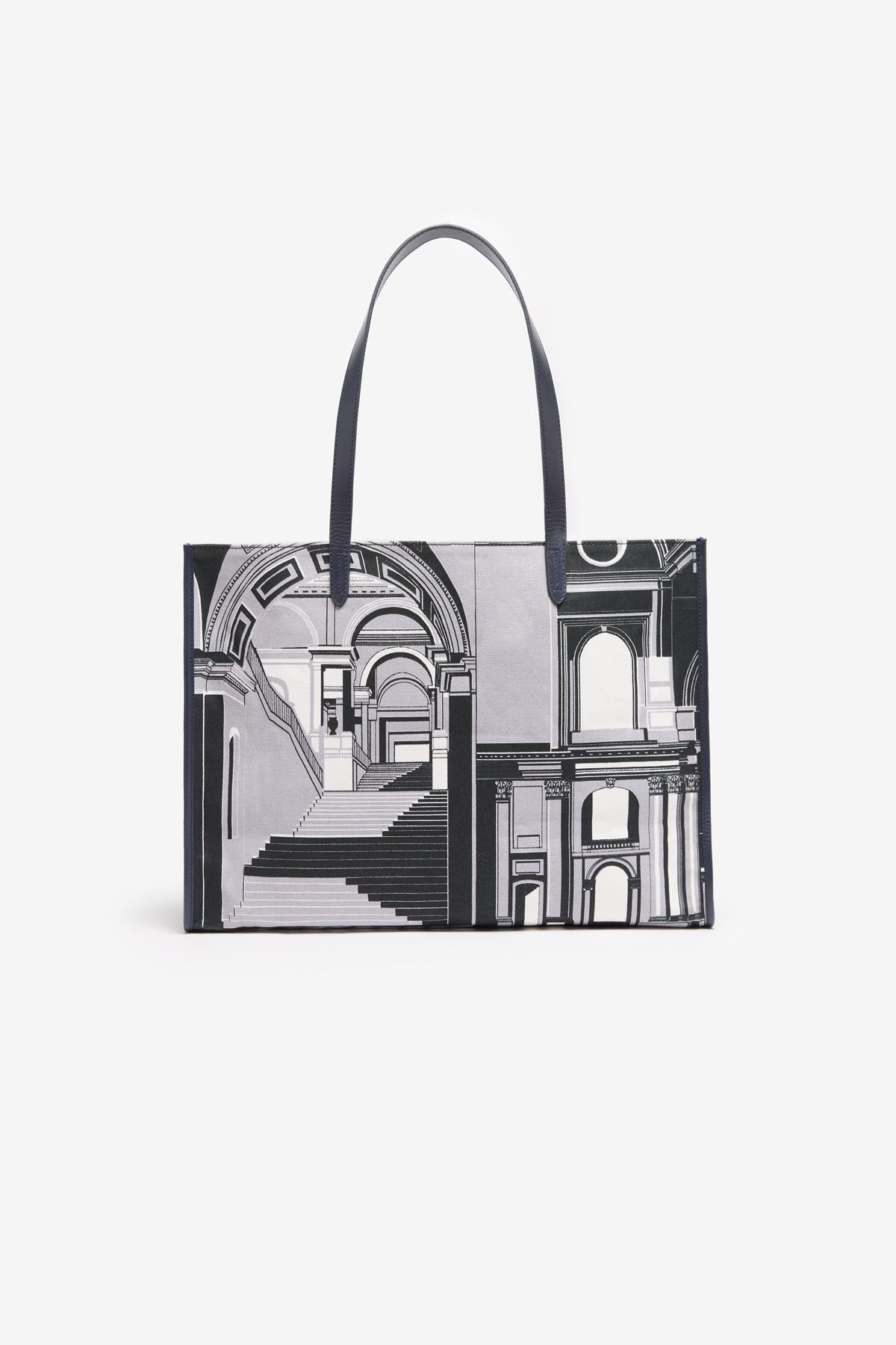 Shopping Bag - Architecture - Black