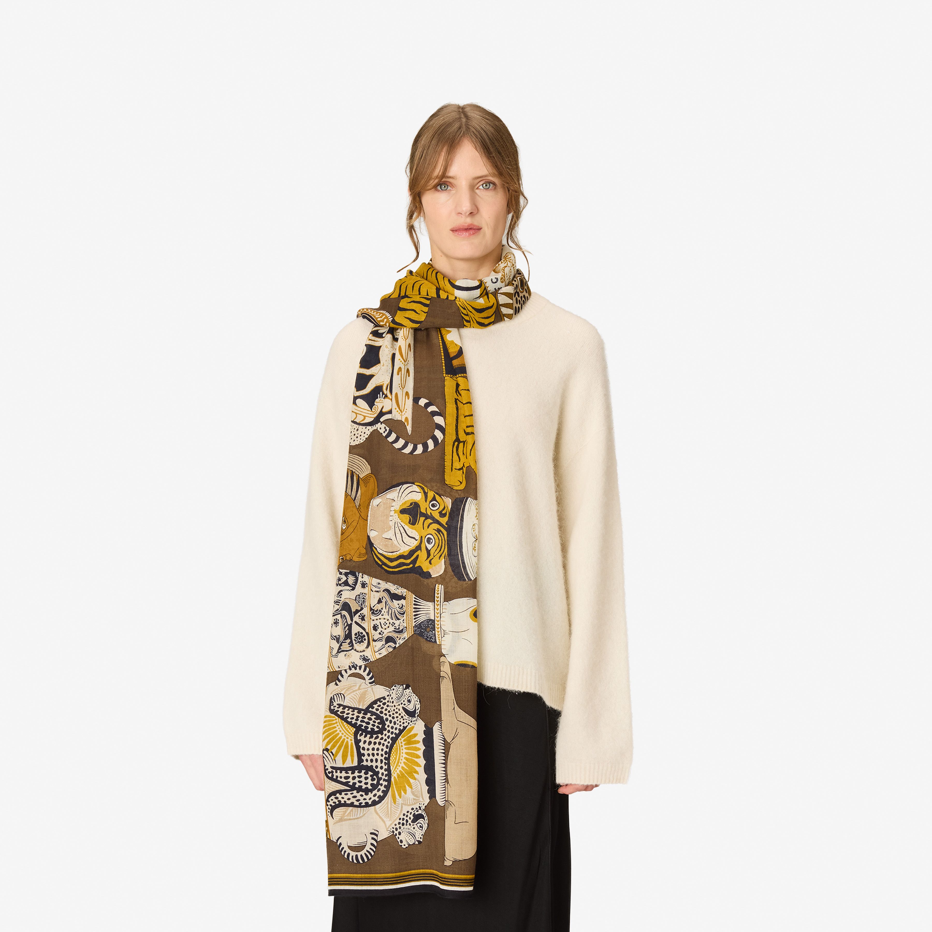 Scarf 70 - Collectionneur - Khaki