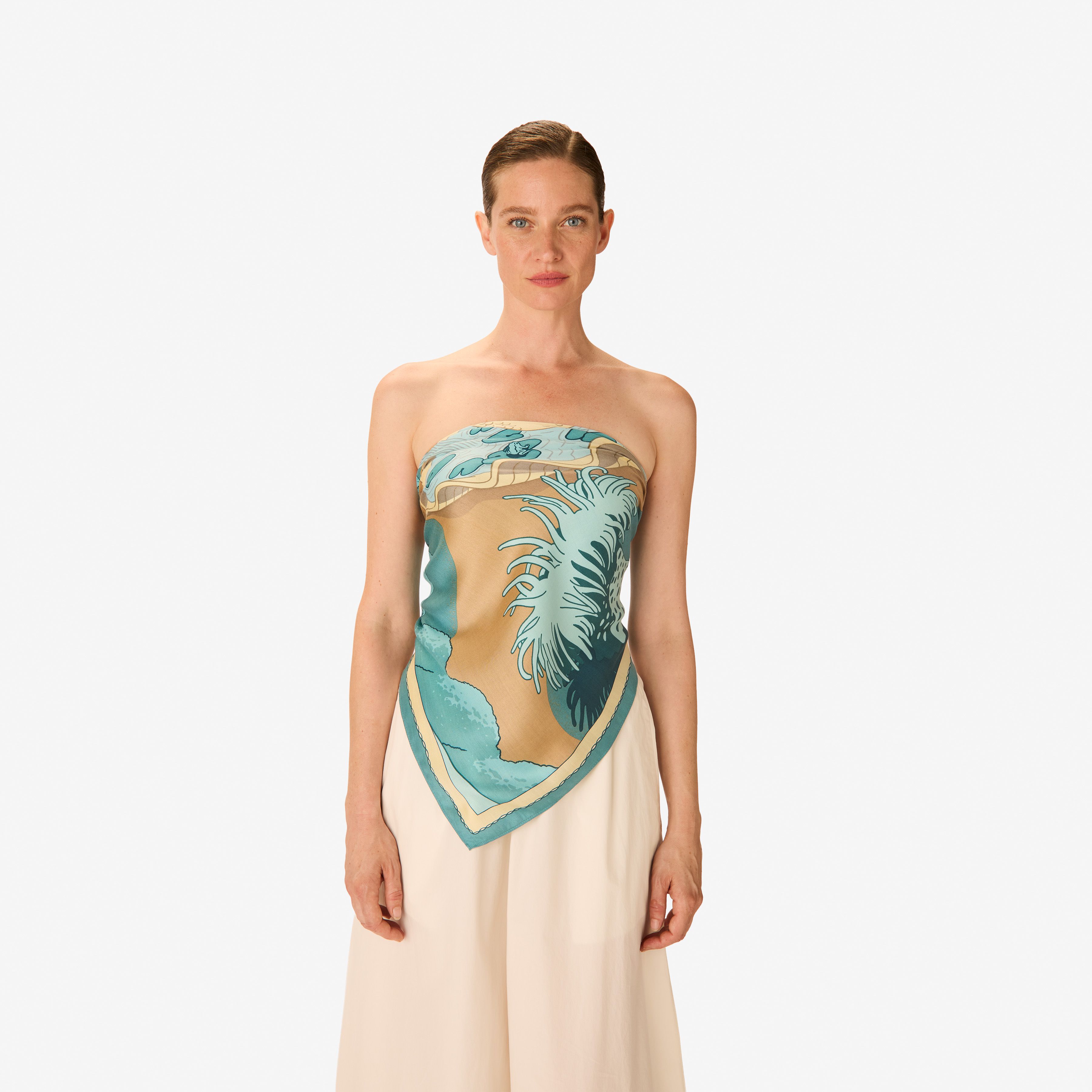 Carré 100 - Jardin - Turquoise