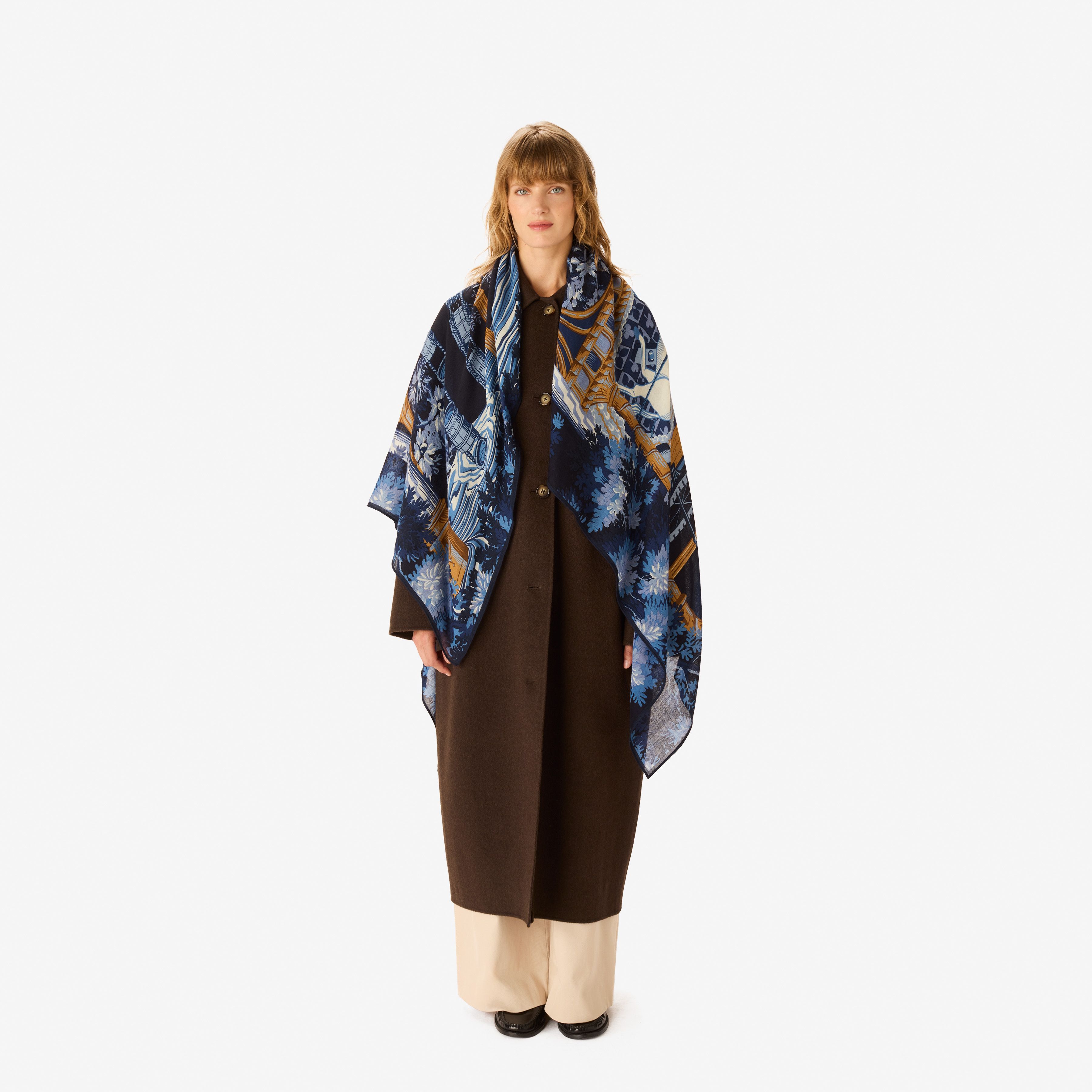 Quadratisches 130 - Manufacture - Blau