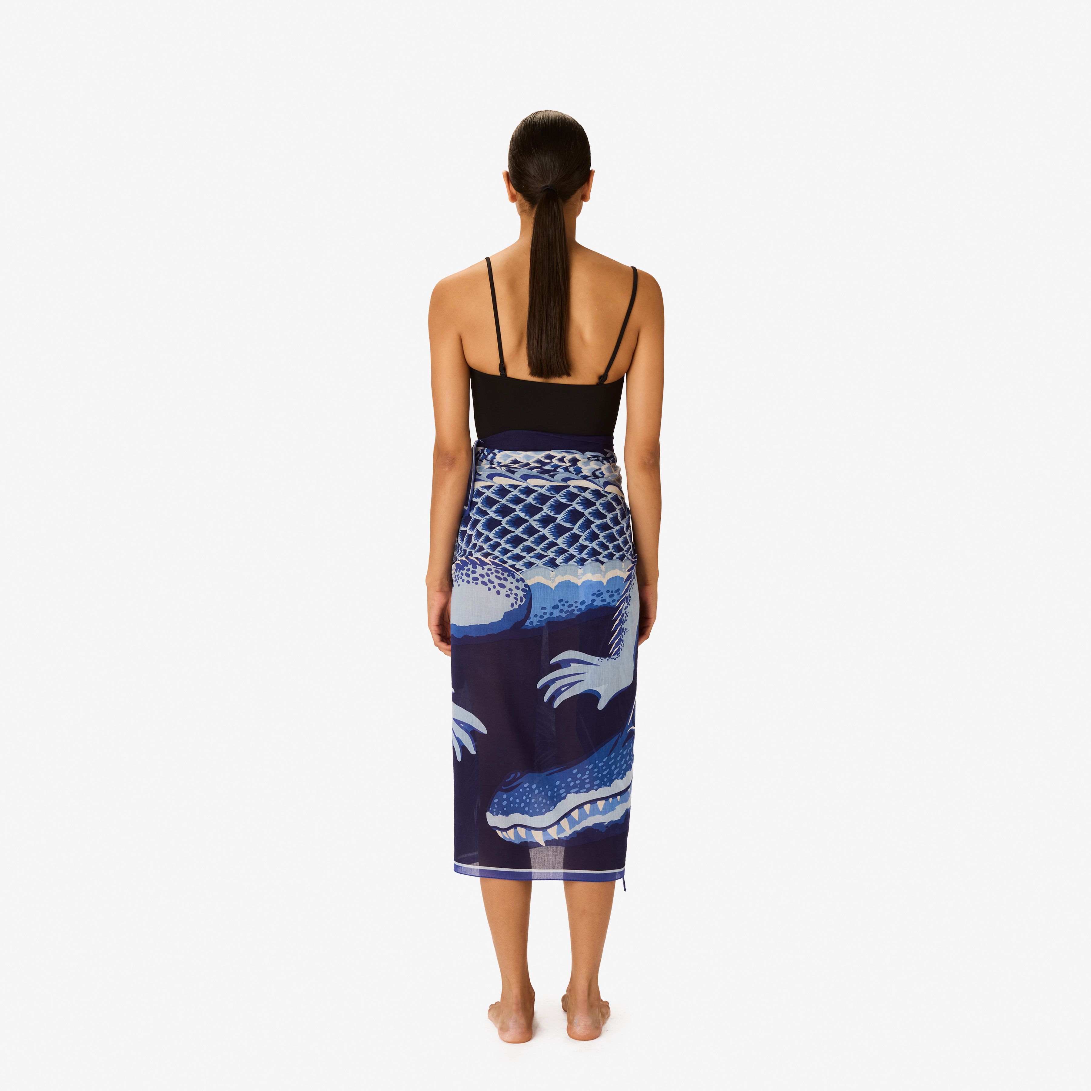 Scarf 100 - Croco - Navy