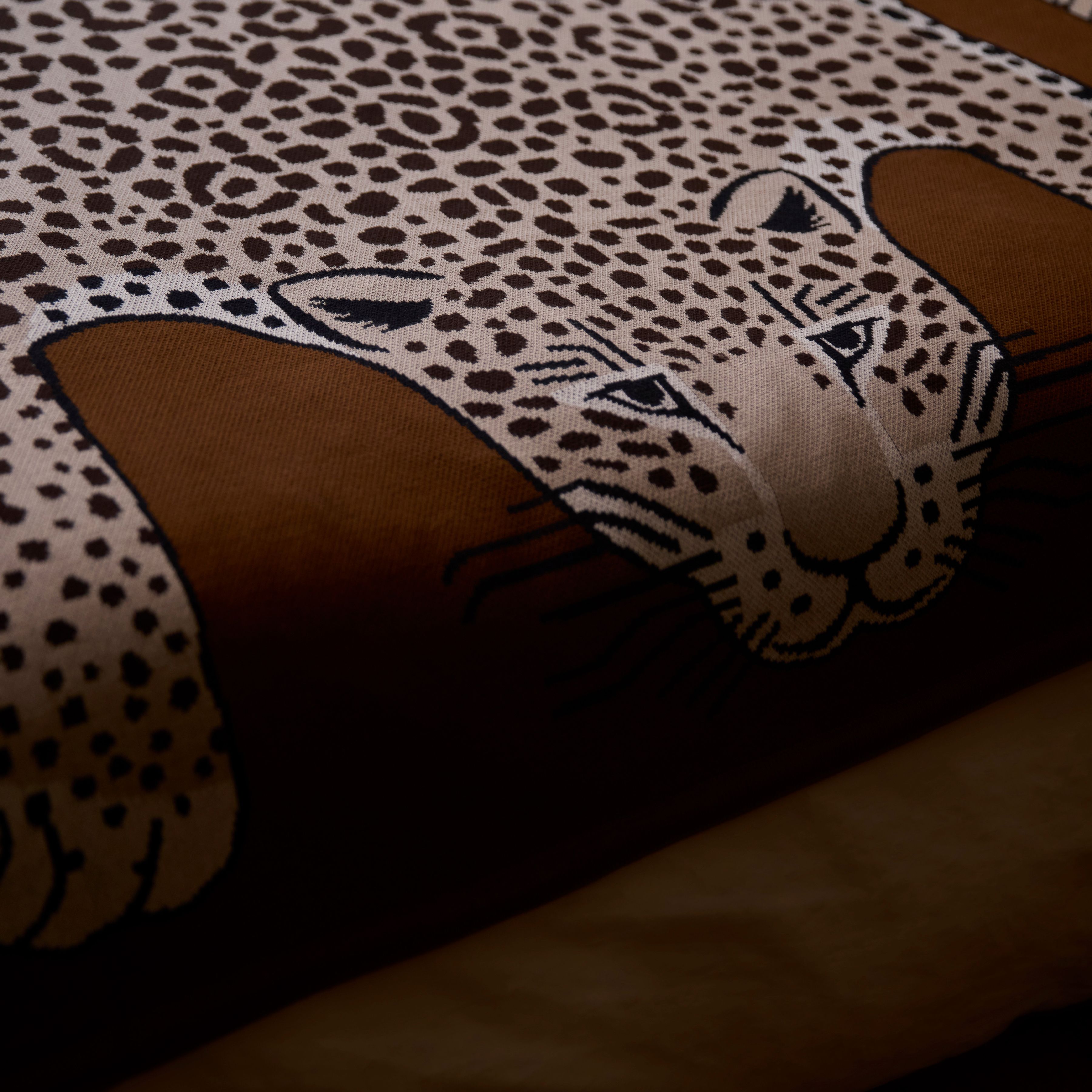 Coperta 130 - Leopard - Beige