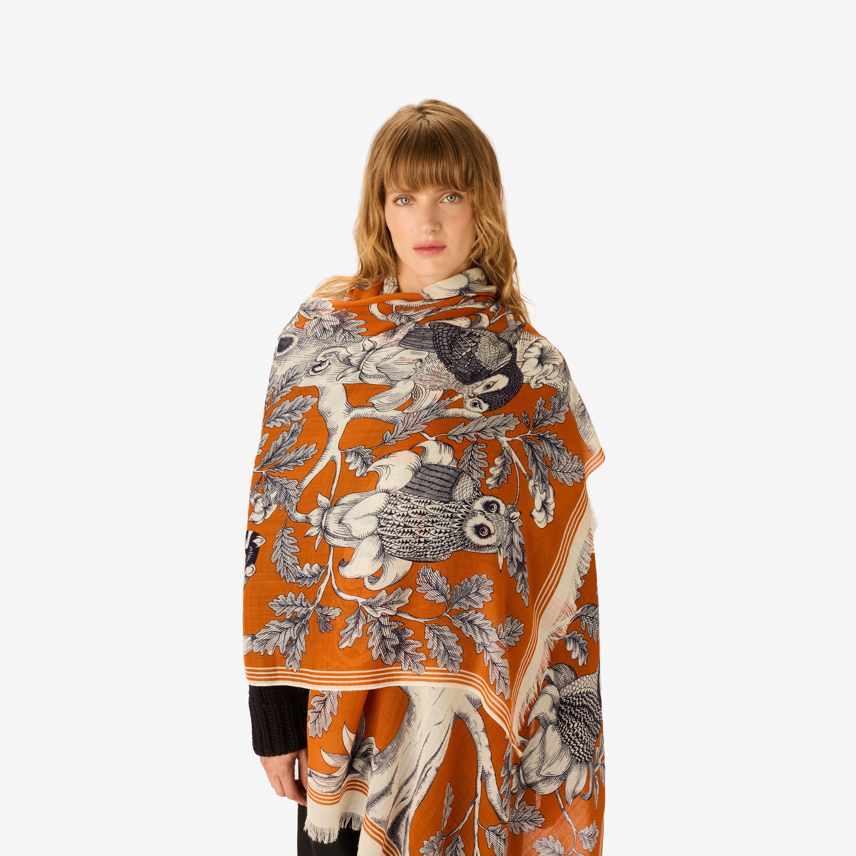 Scarf 100 - Archimede - Orange