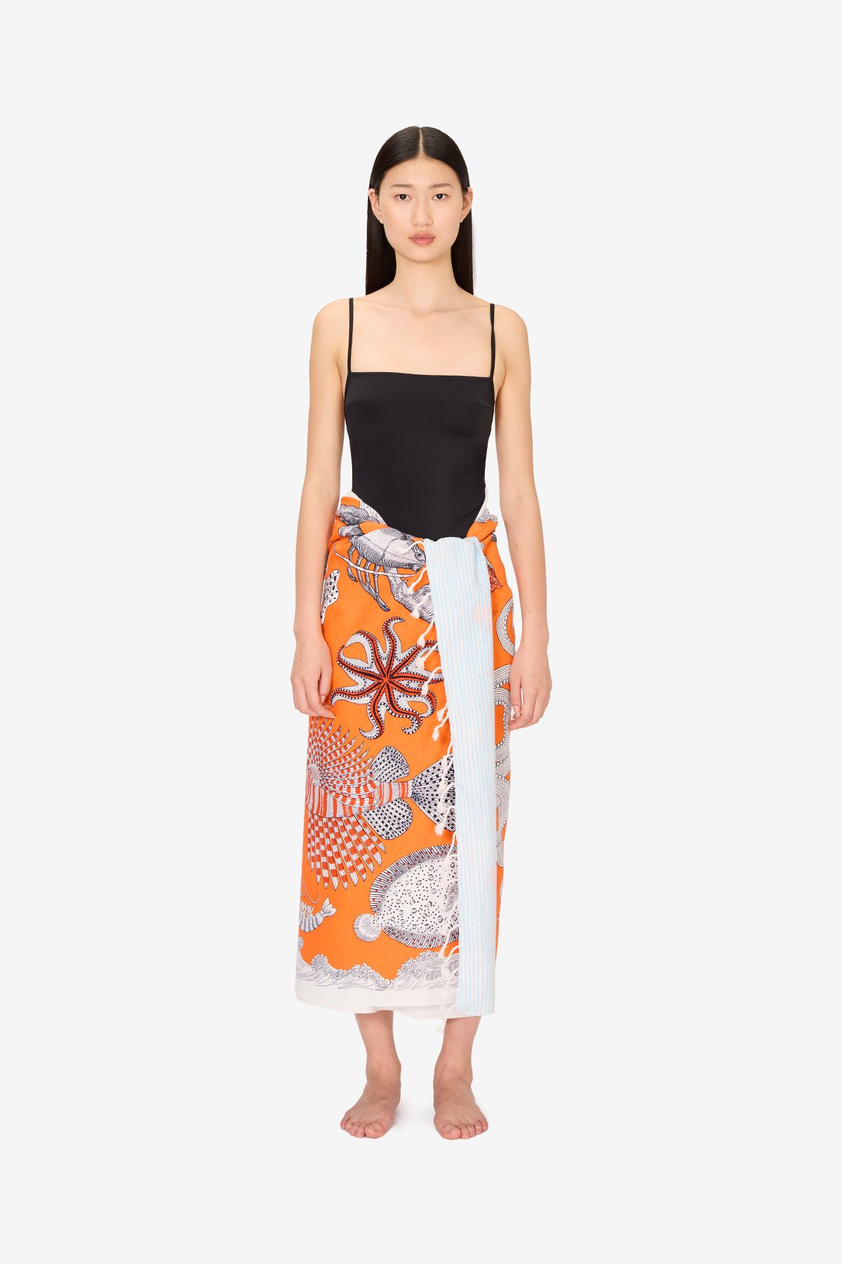Fouta Towel 100 - Poseidon - Orange