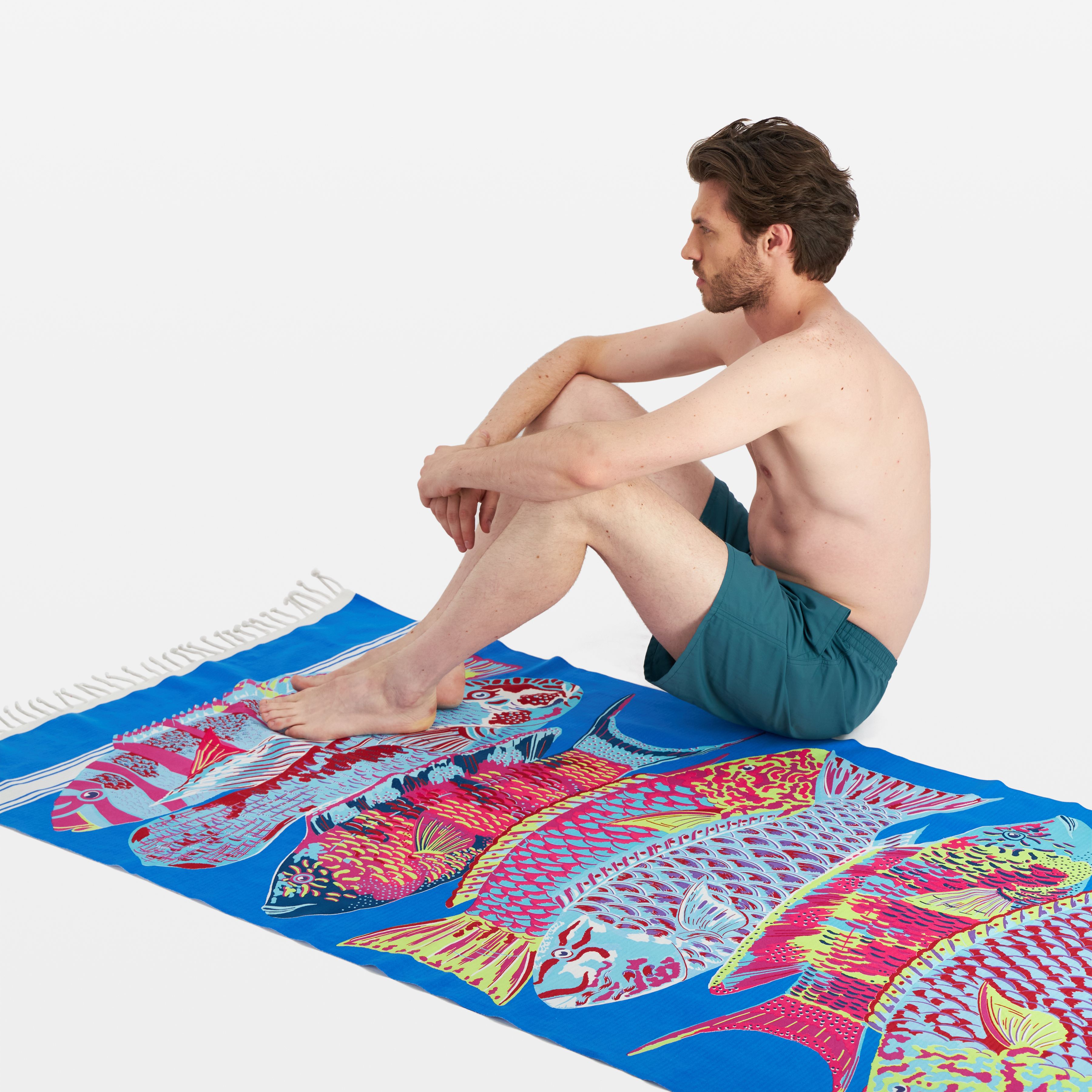 Fouta Towel 100 - Tango - Turquoise Blue