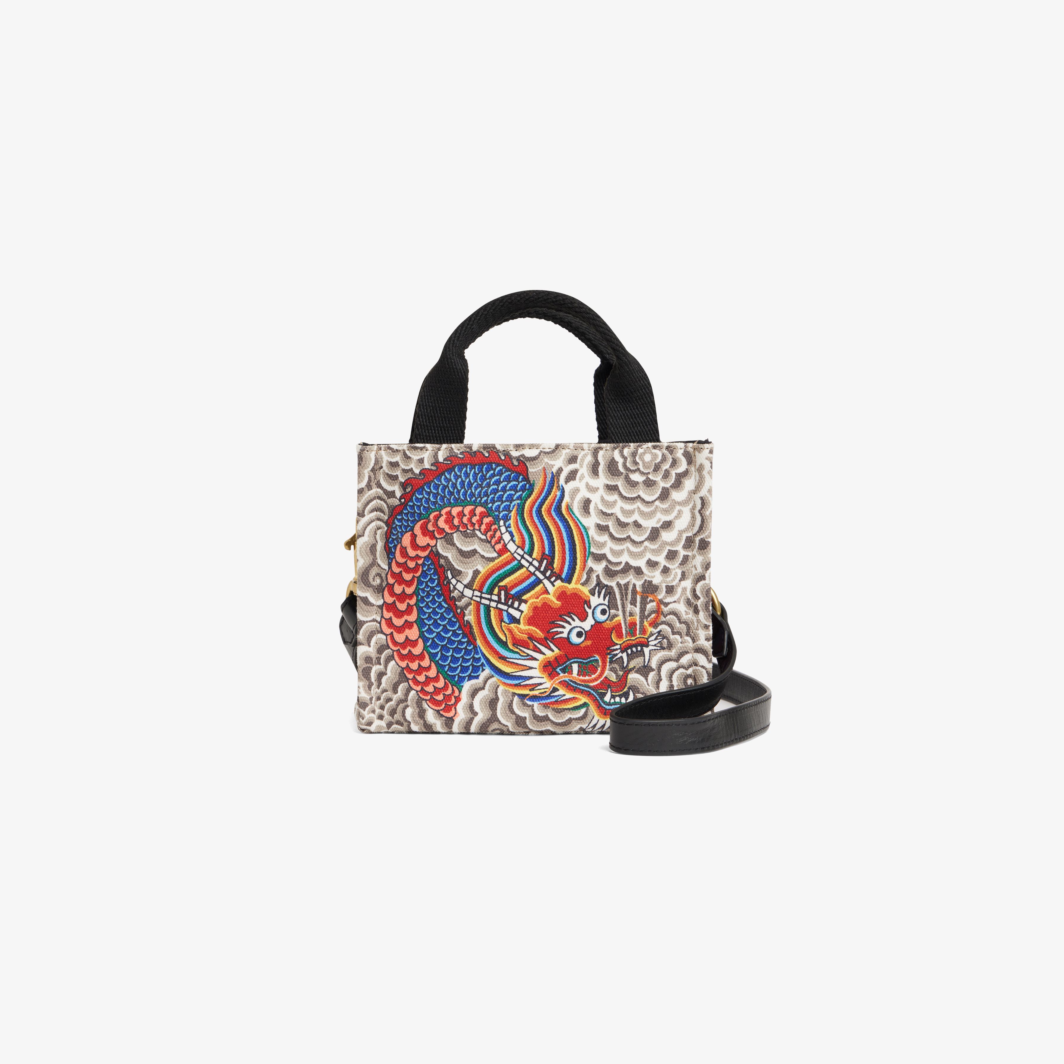 Mini Caprice Bag - Dragon - Grey
