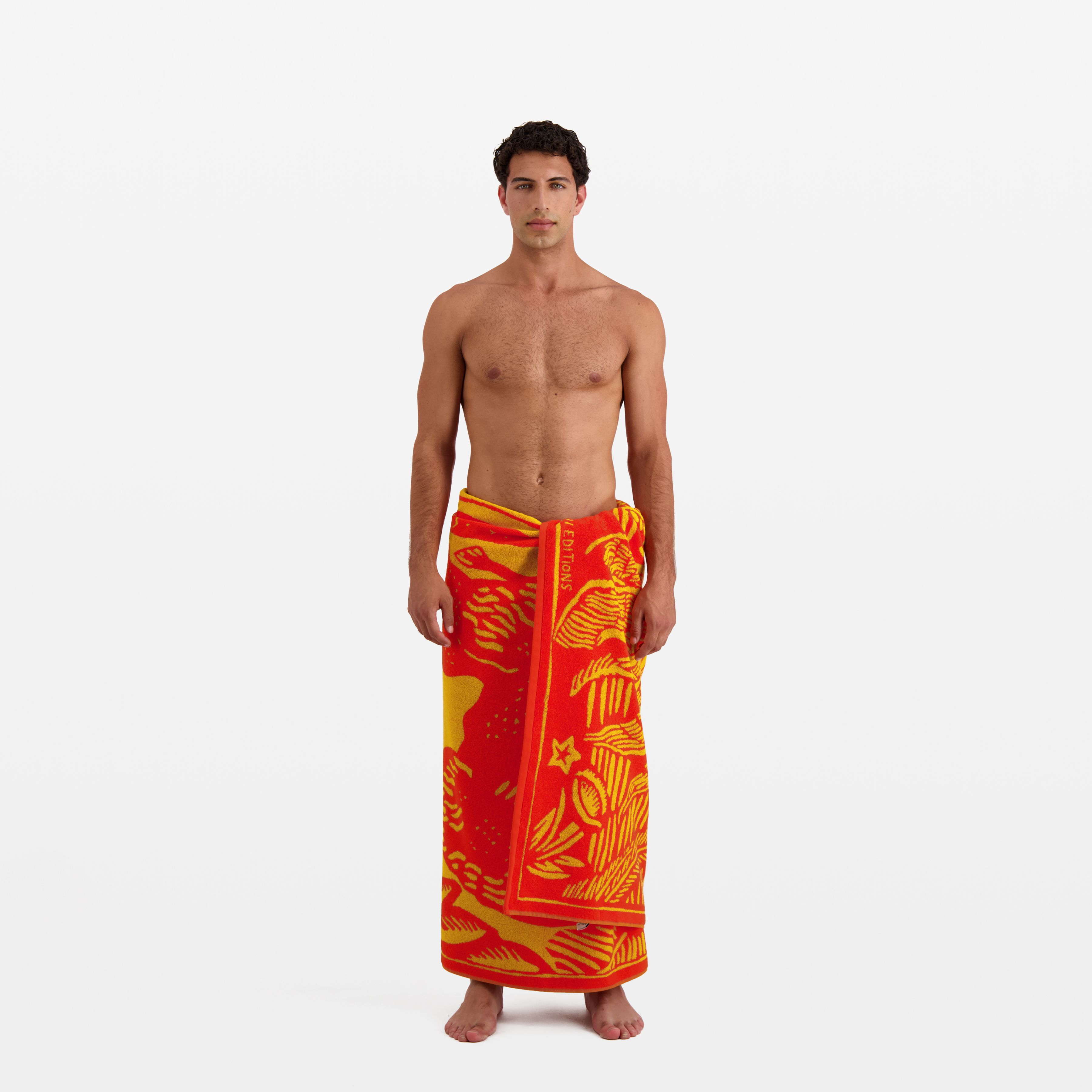 Beach Towel - Poulpe - Orange