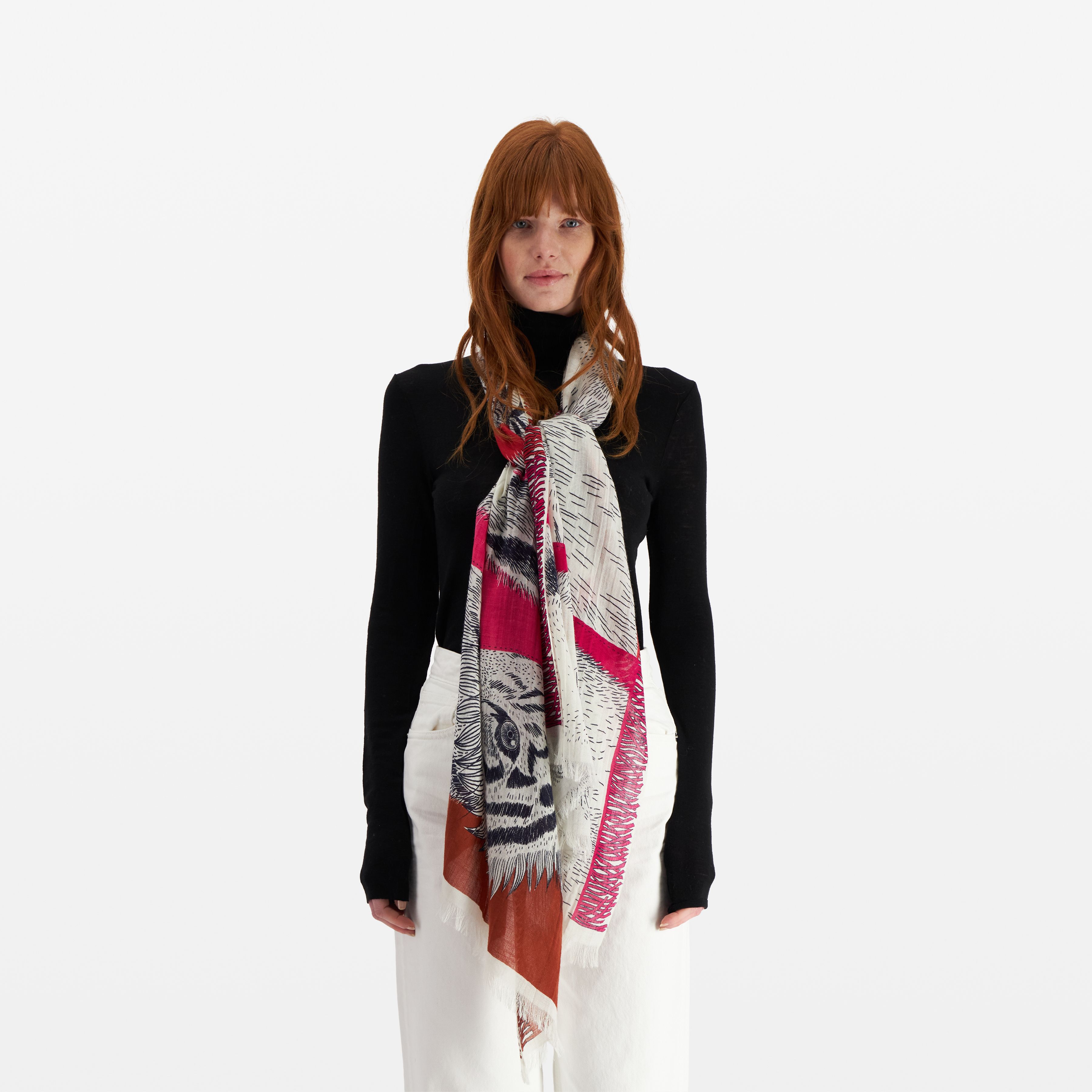 Scarf 70 - Freres - Pink