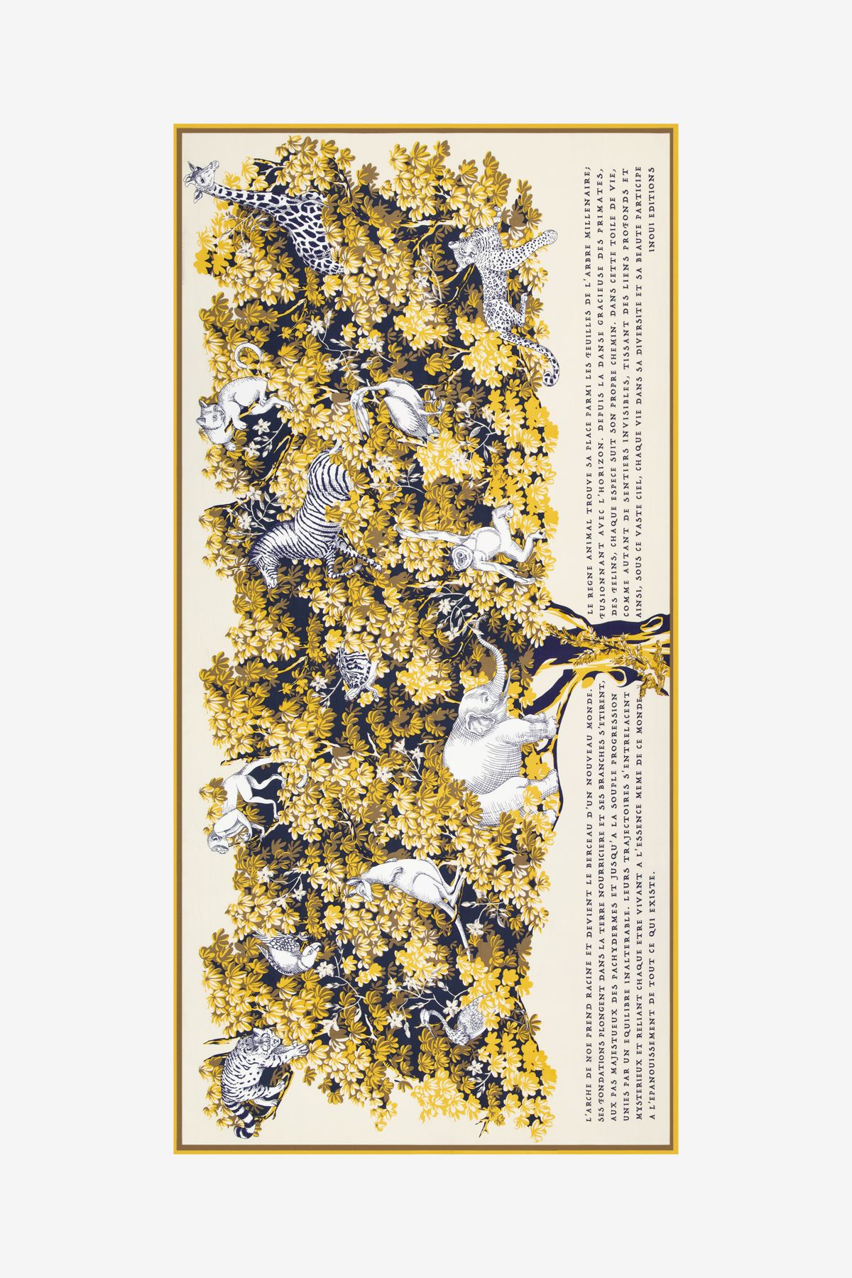 Scarf 100 - Bestiaire - white