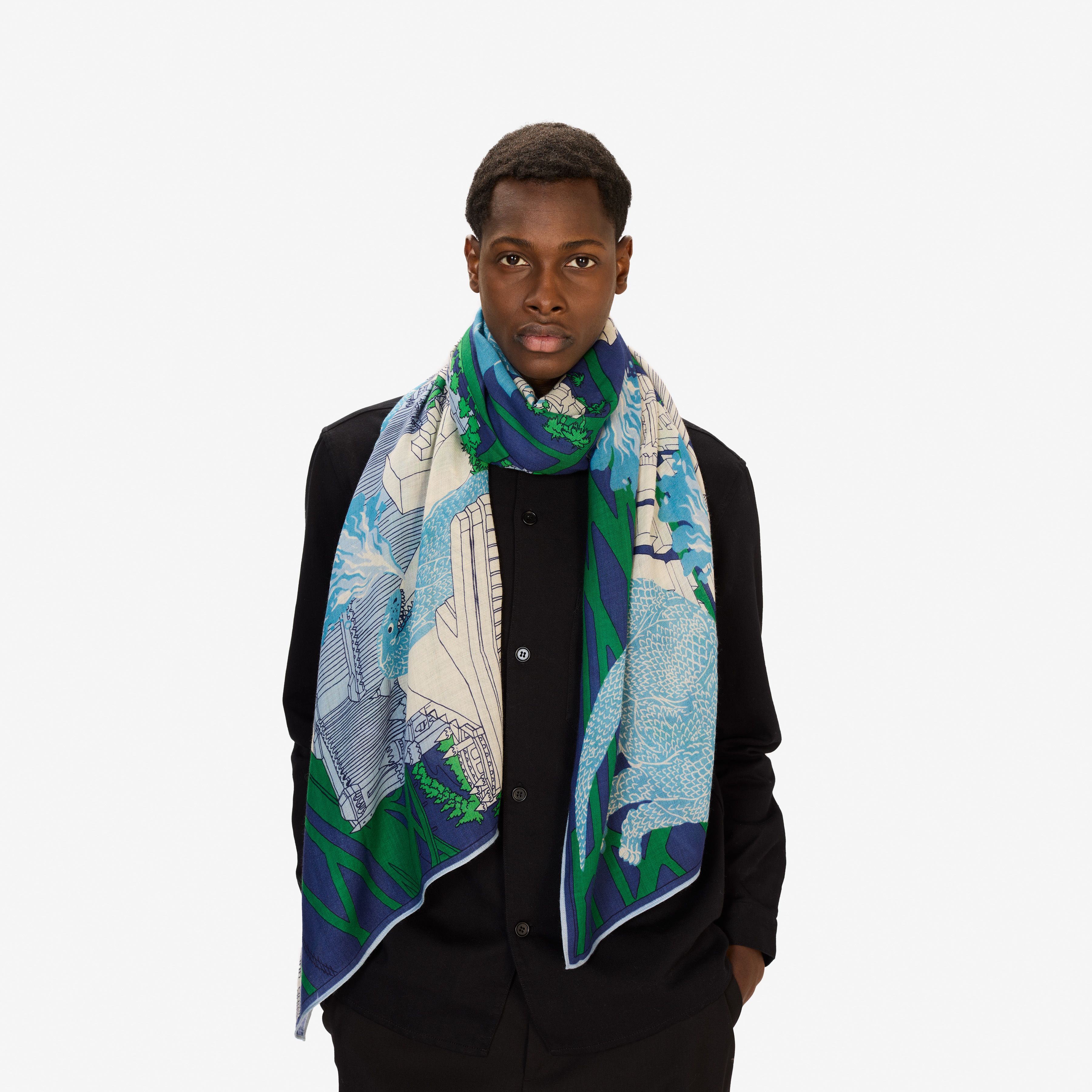 Scarf 80 - Vegas - Blue
