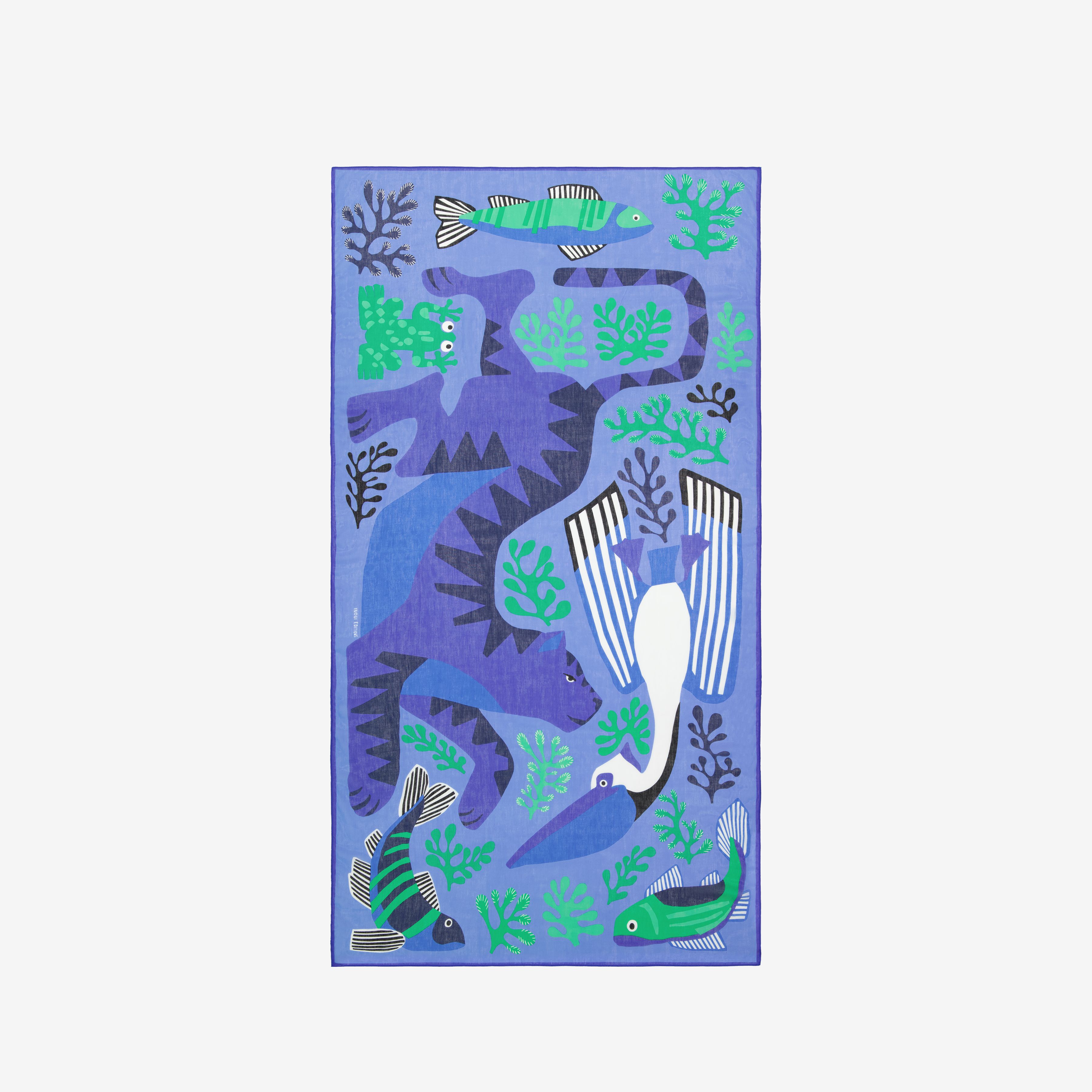 Scarf 100 - Splash - Navy