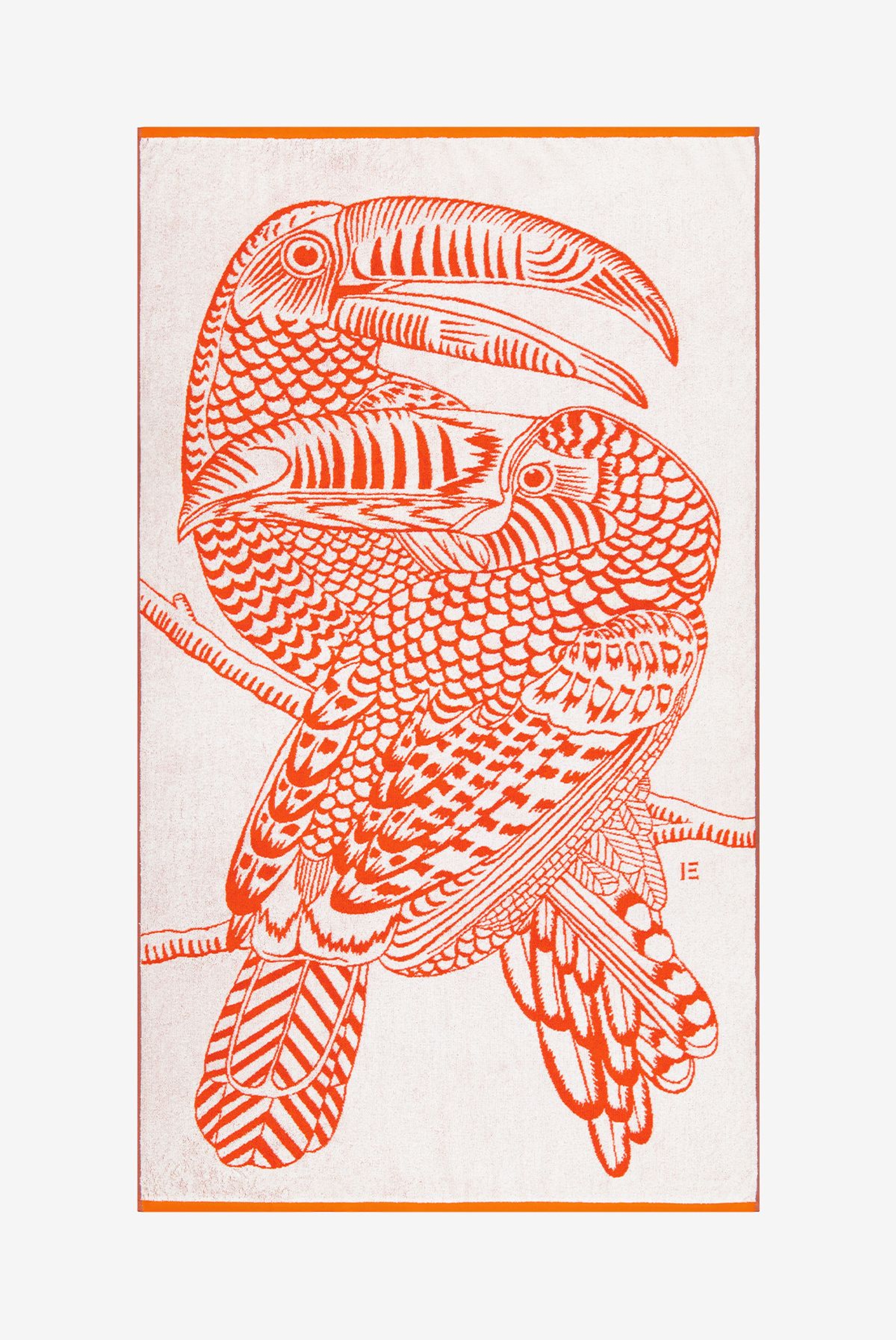 Strandtuch - Toucan - Orange