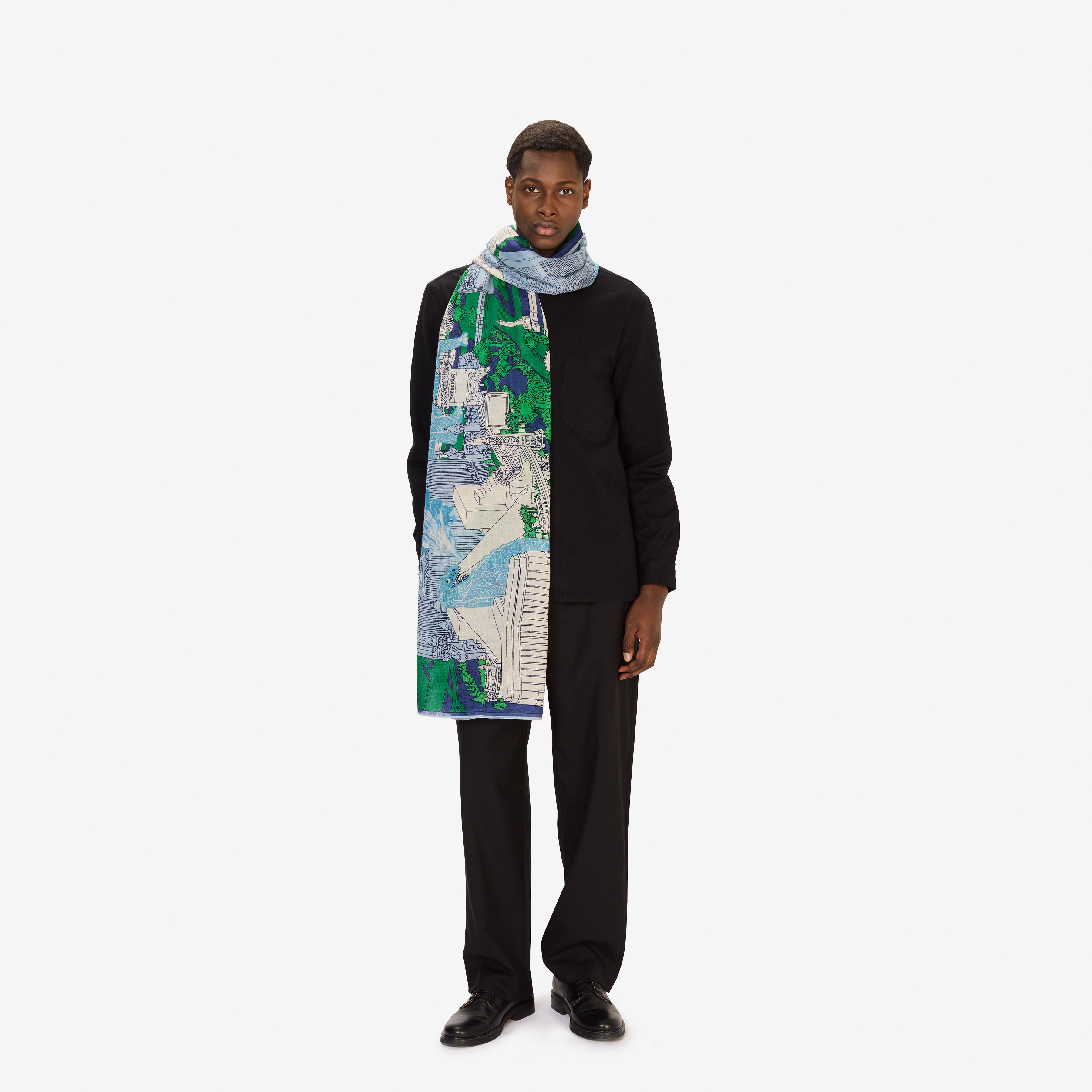 Scarf 80 - Vegas - Blue