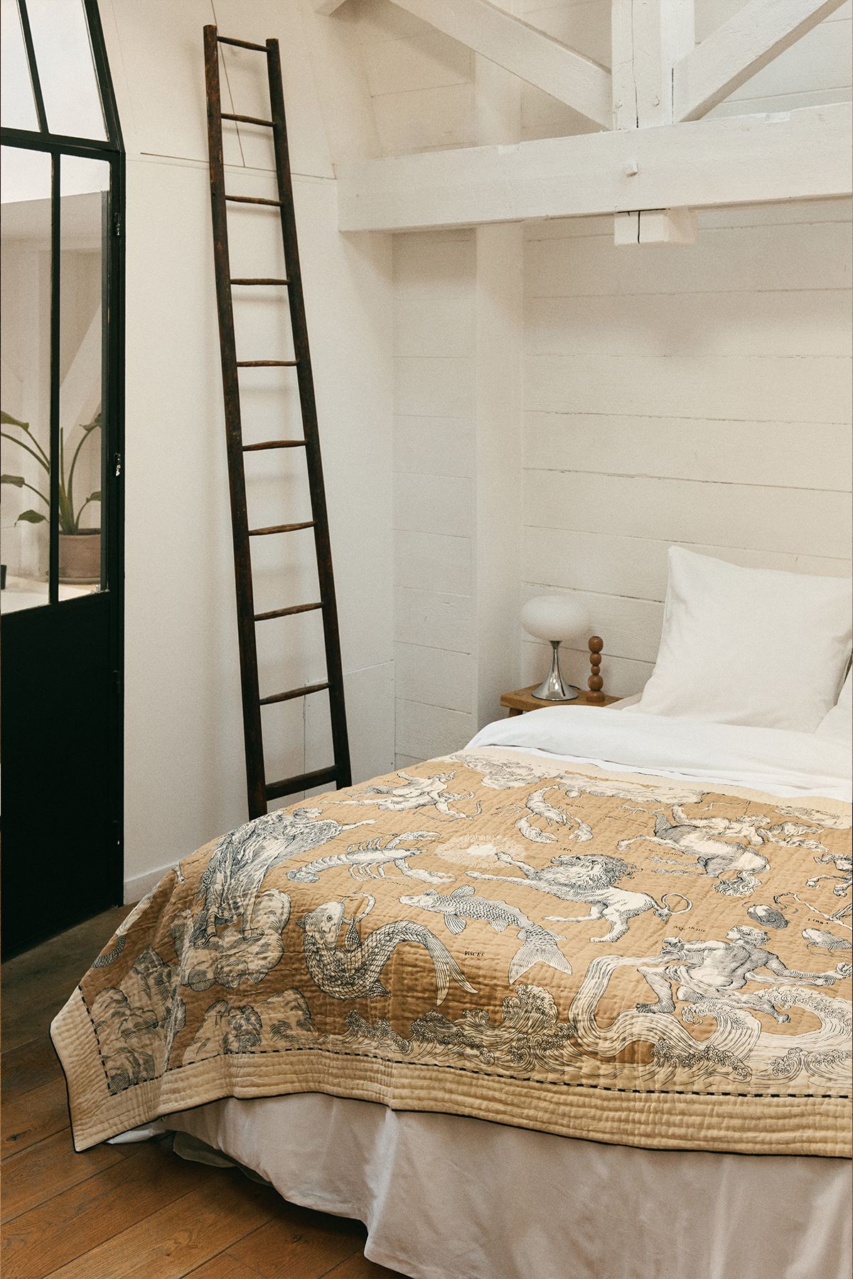 Quilted Cover 140 - Astrologie - Beige