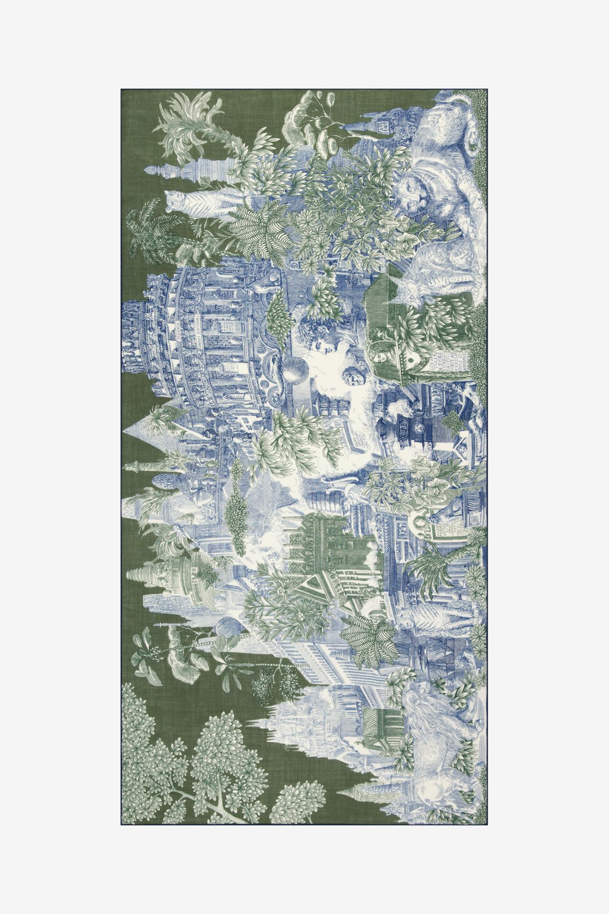 Wool Scarf 100 - Piranesi - Khaki