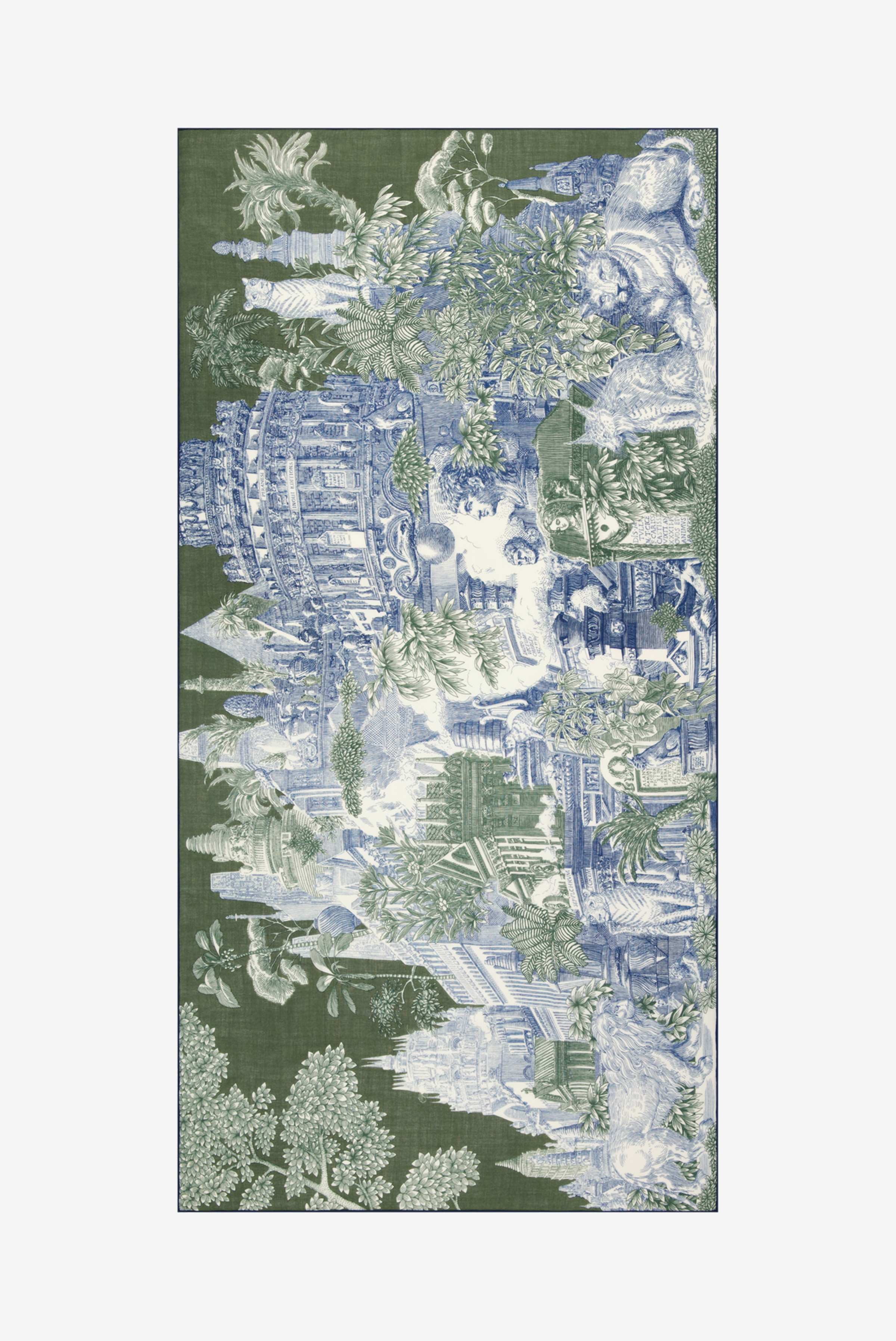 Wool Scarf 100 - Piranesi - Khaki
