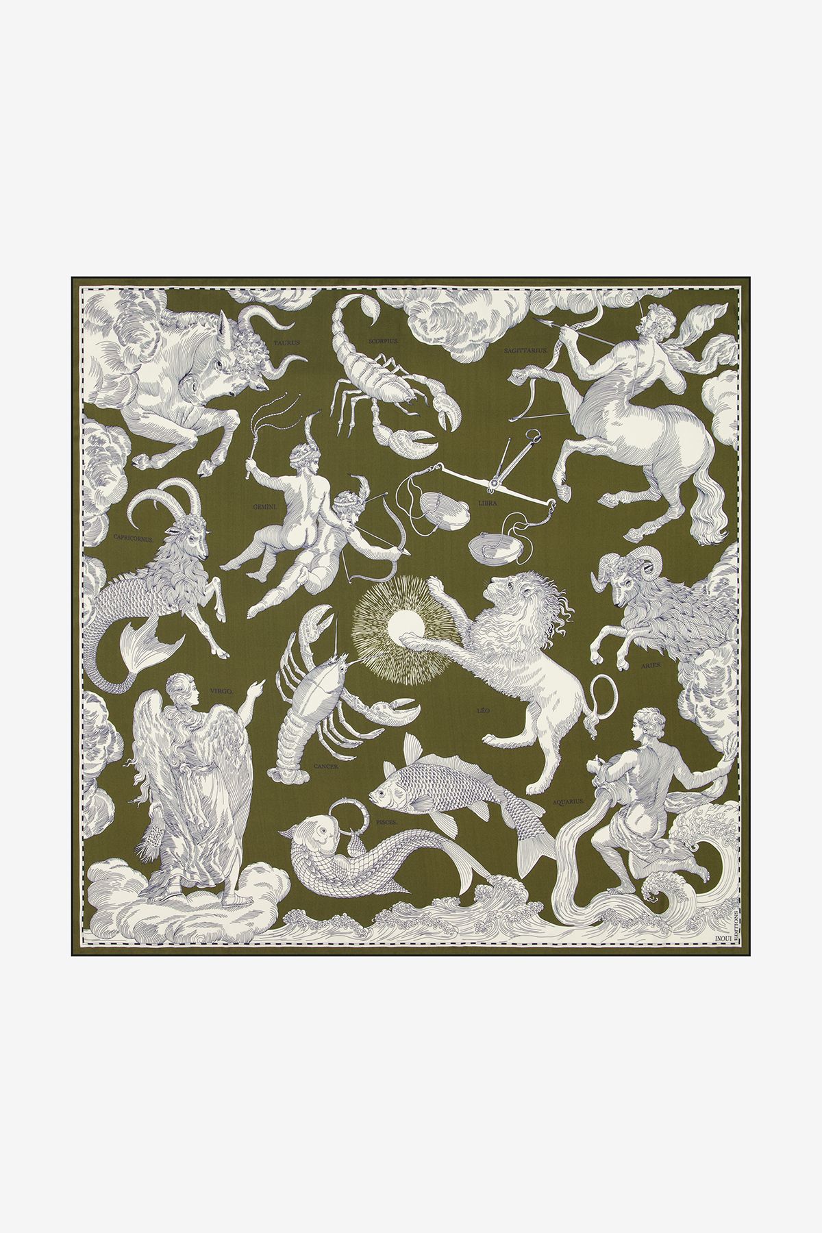 Square 100 - Astrologie - Navy - Khaki