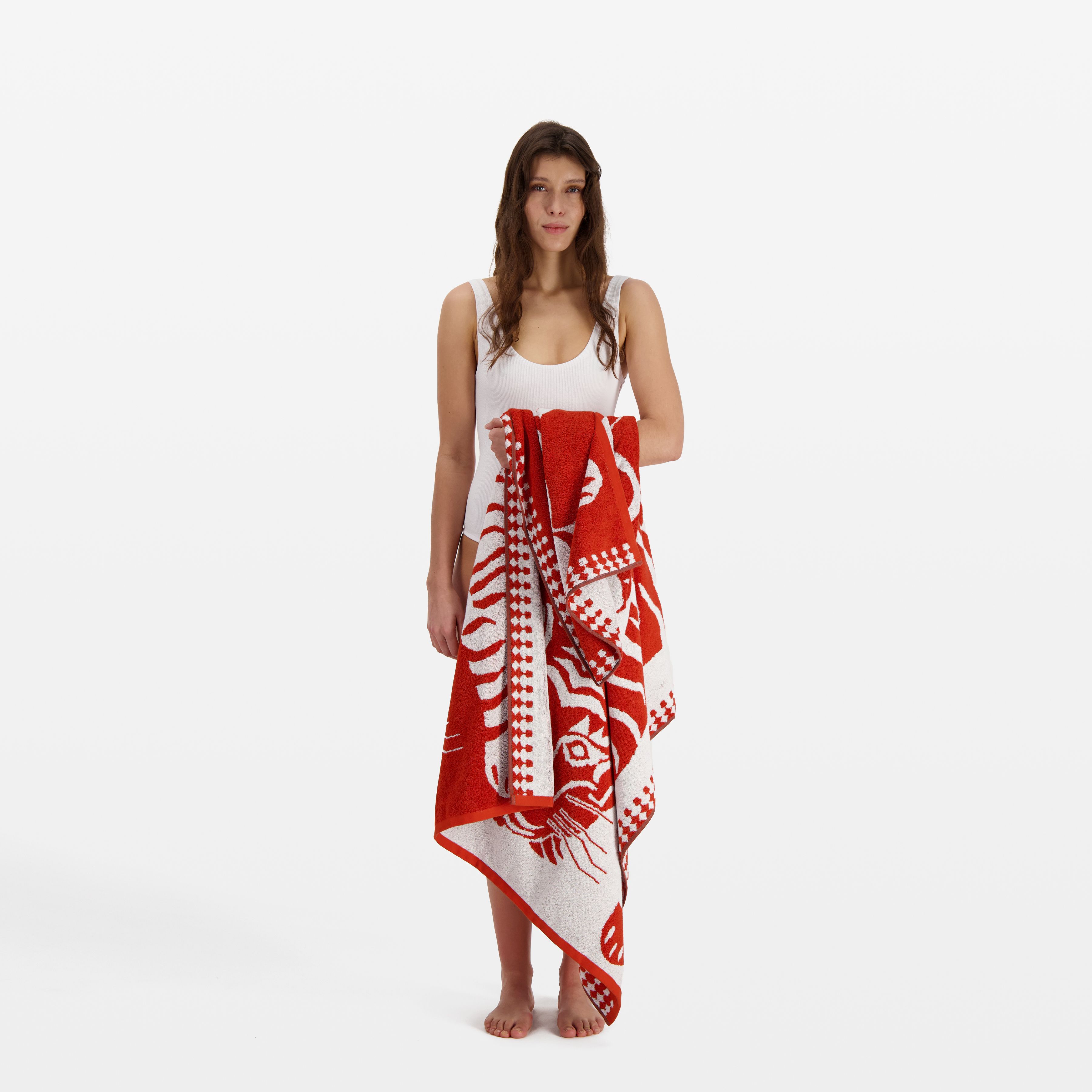 Serviette de Plage - Todd - Rouge