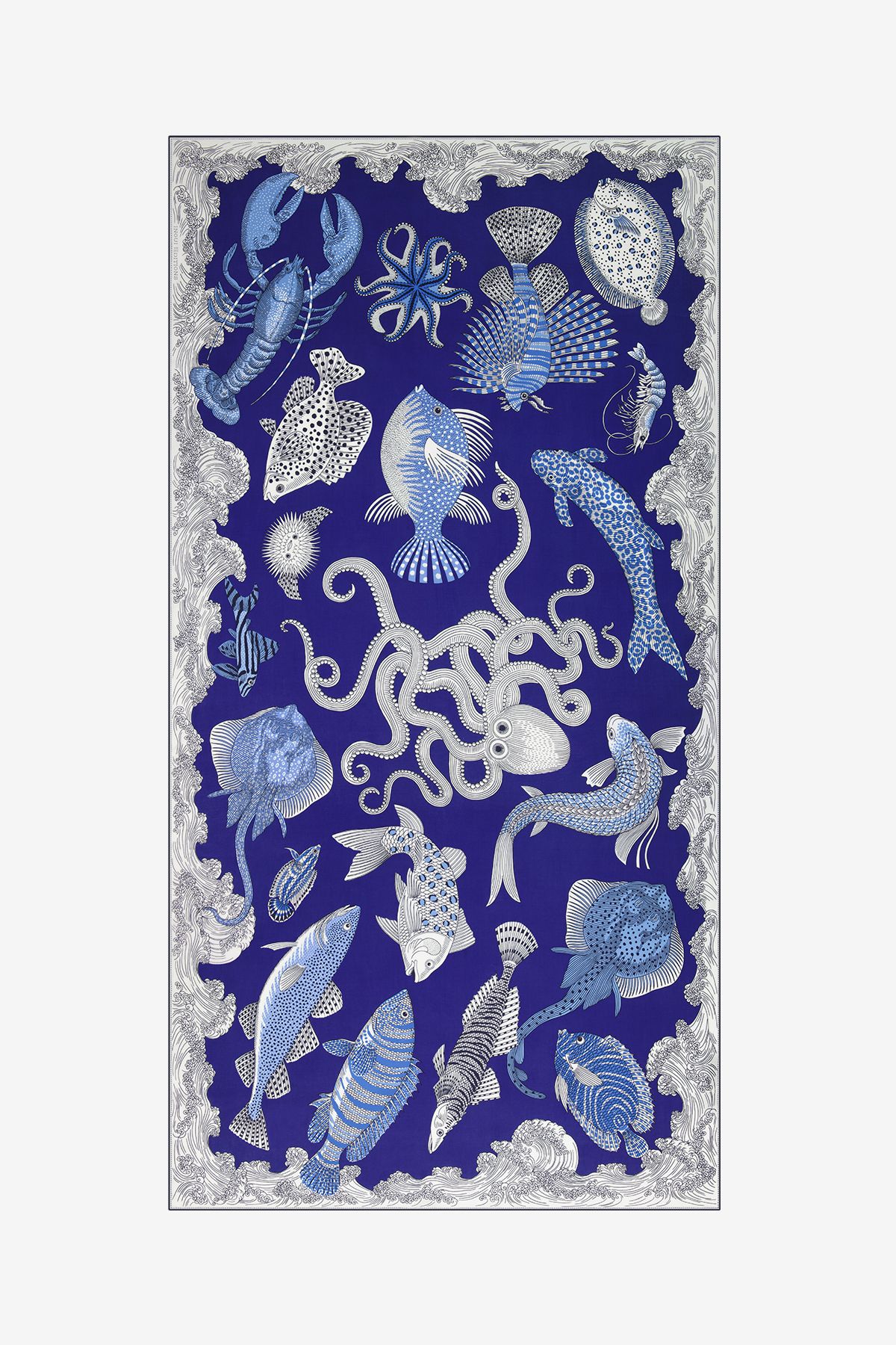 Scarf 100 - Poseidon - Blue