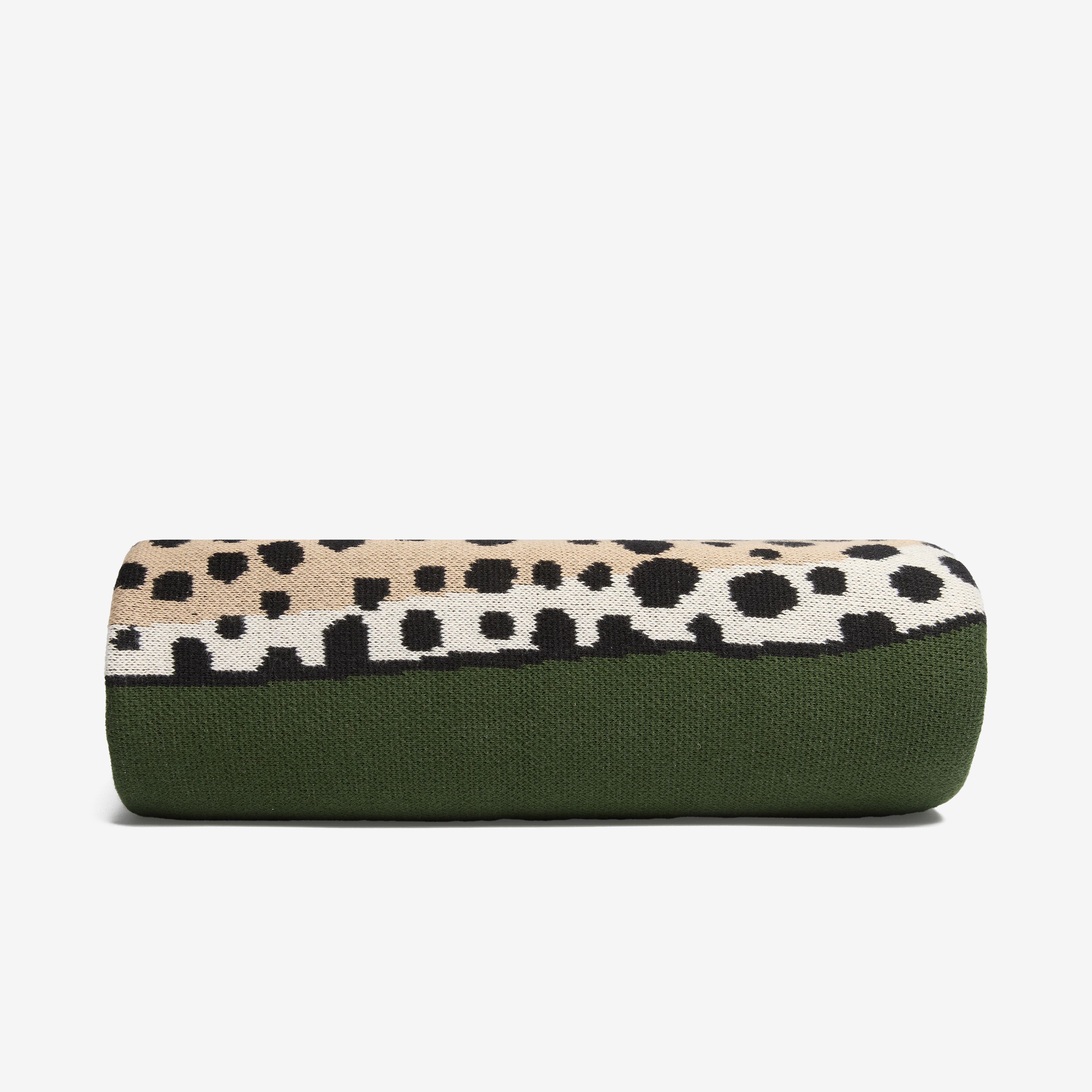 Decke 130 - Leopard - Khaki