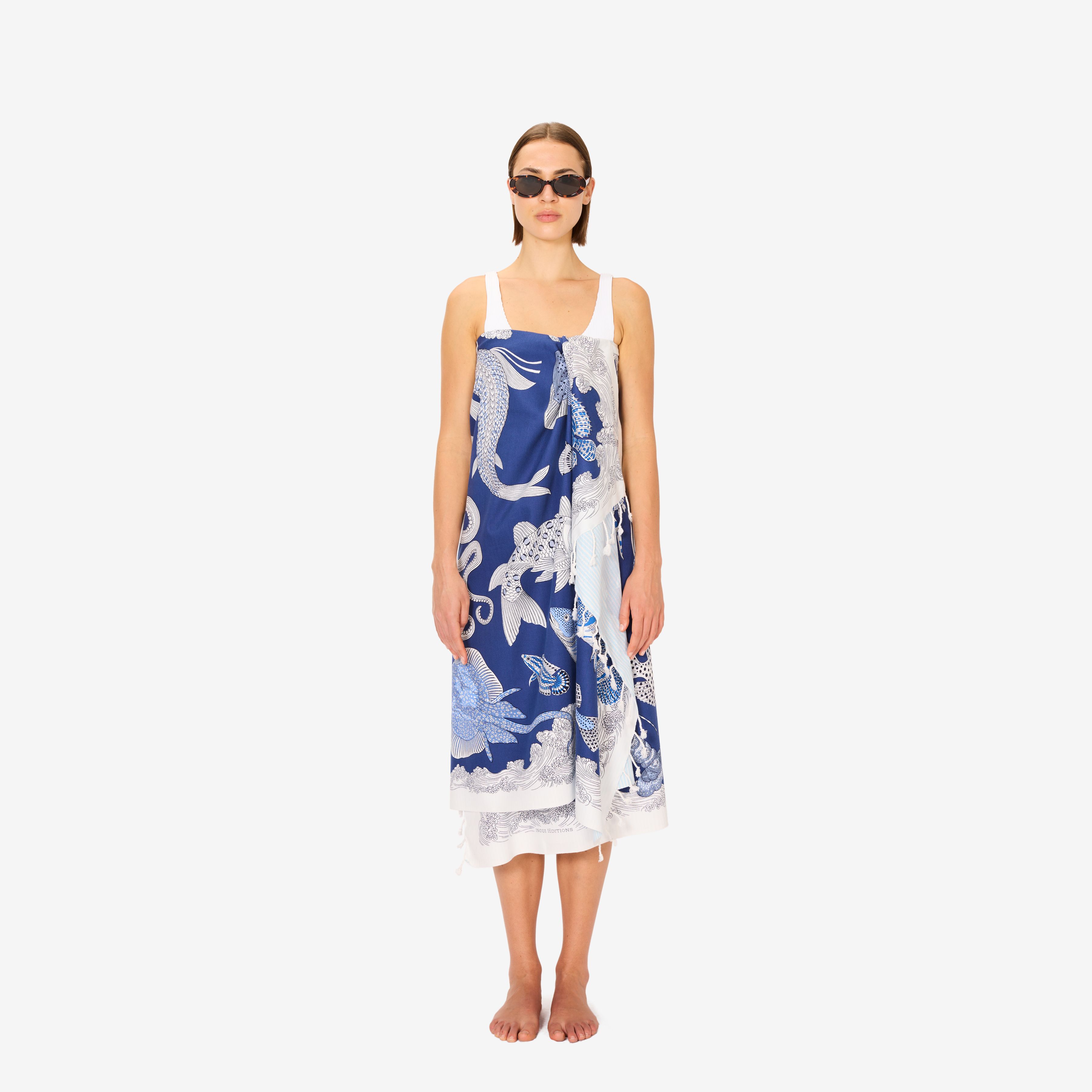 Fouta Towel 100 - Poseidon - Blue