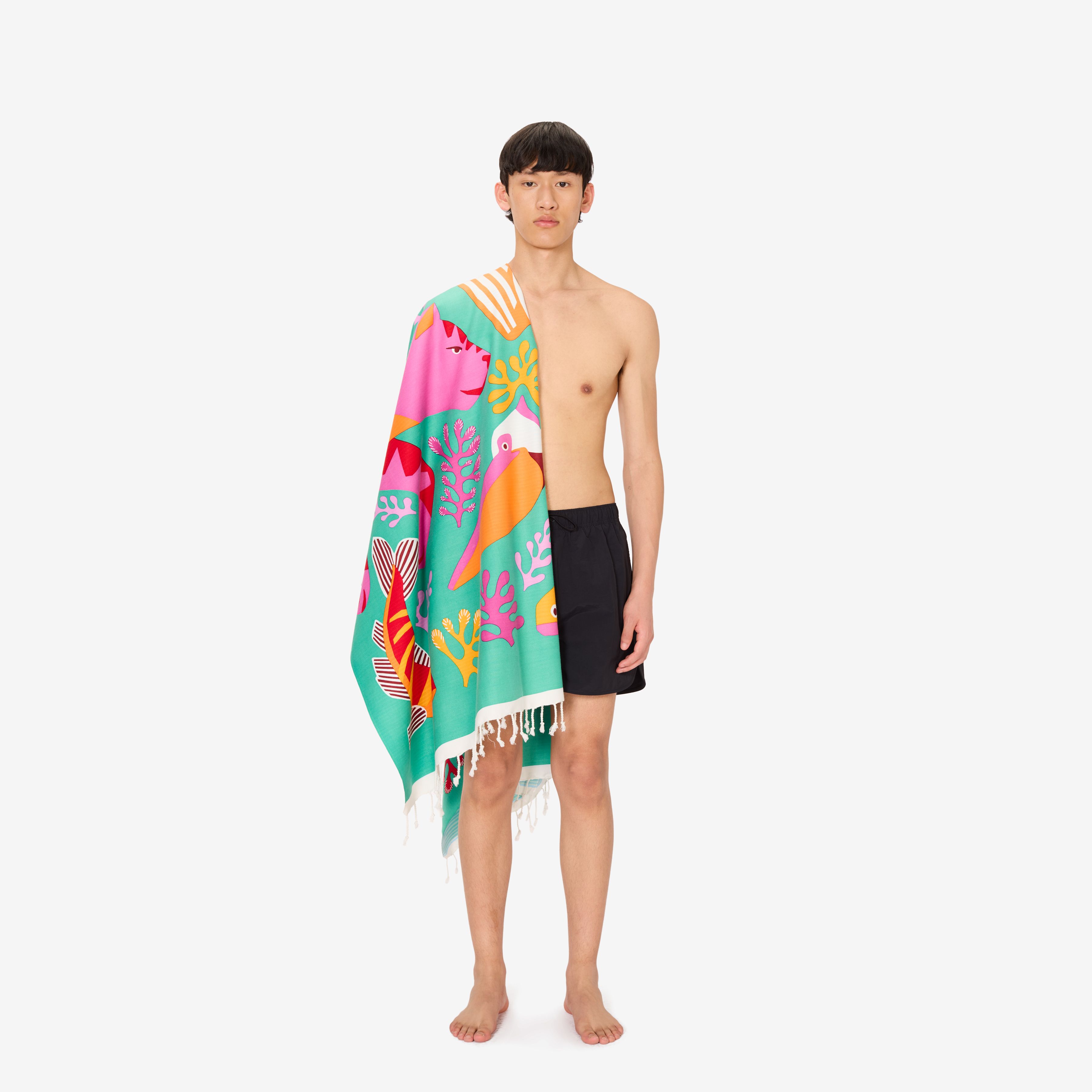 Fouta Towel 100 - Splash - Turquoise