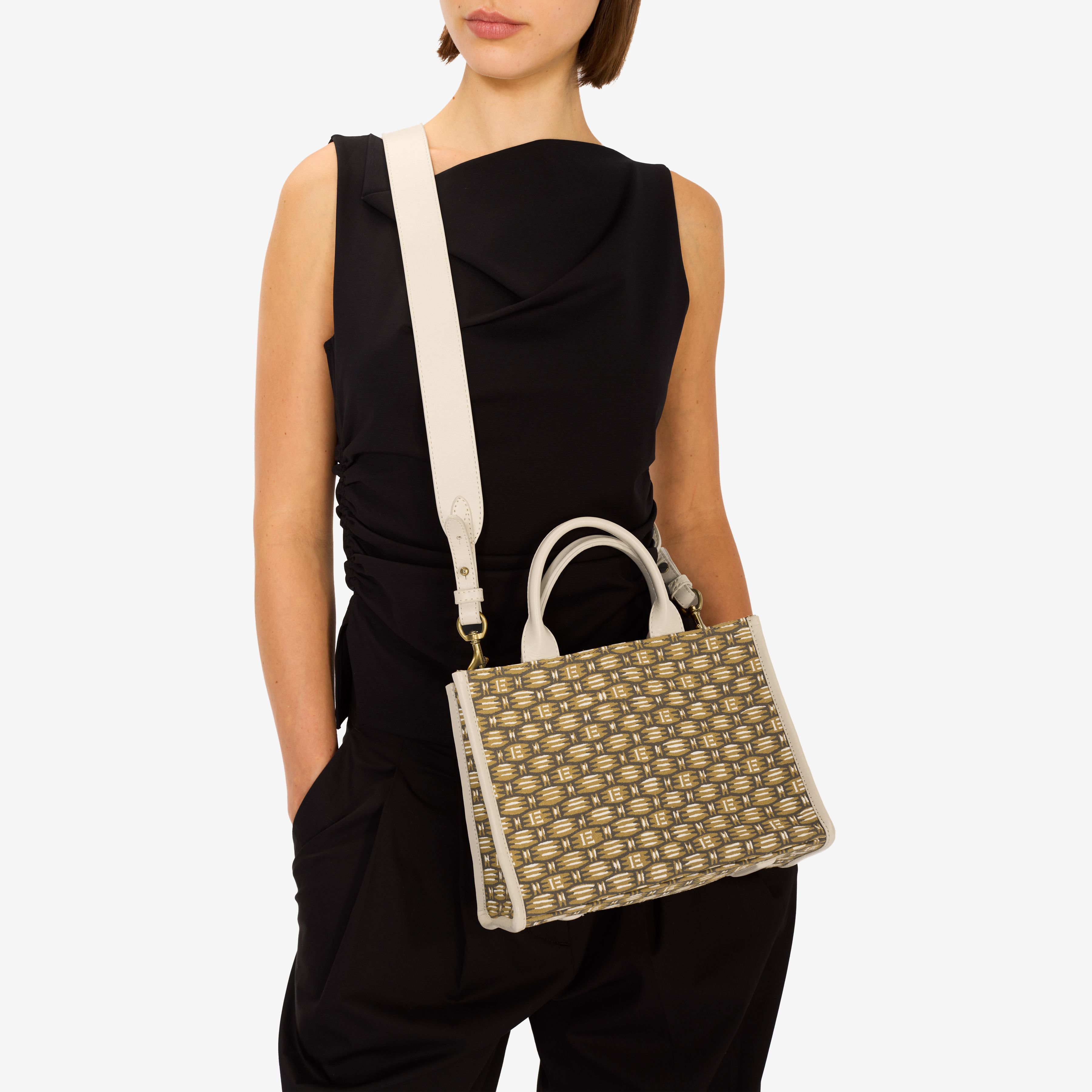 Caprice Bag - Cannage - Khaki