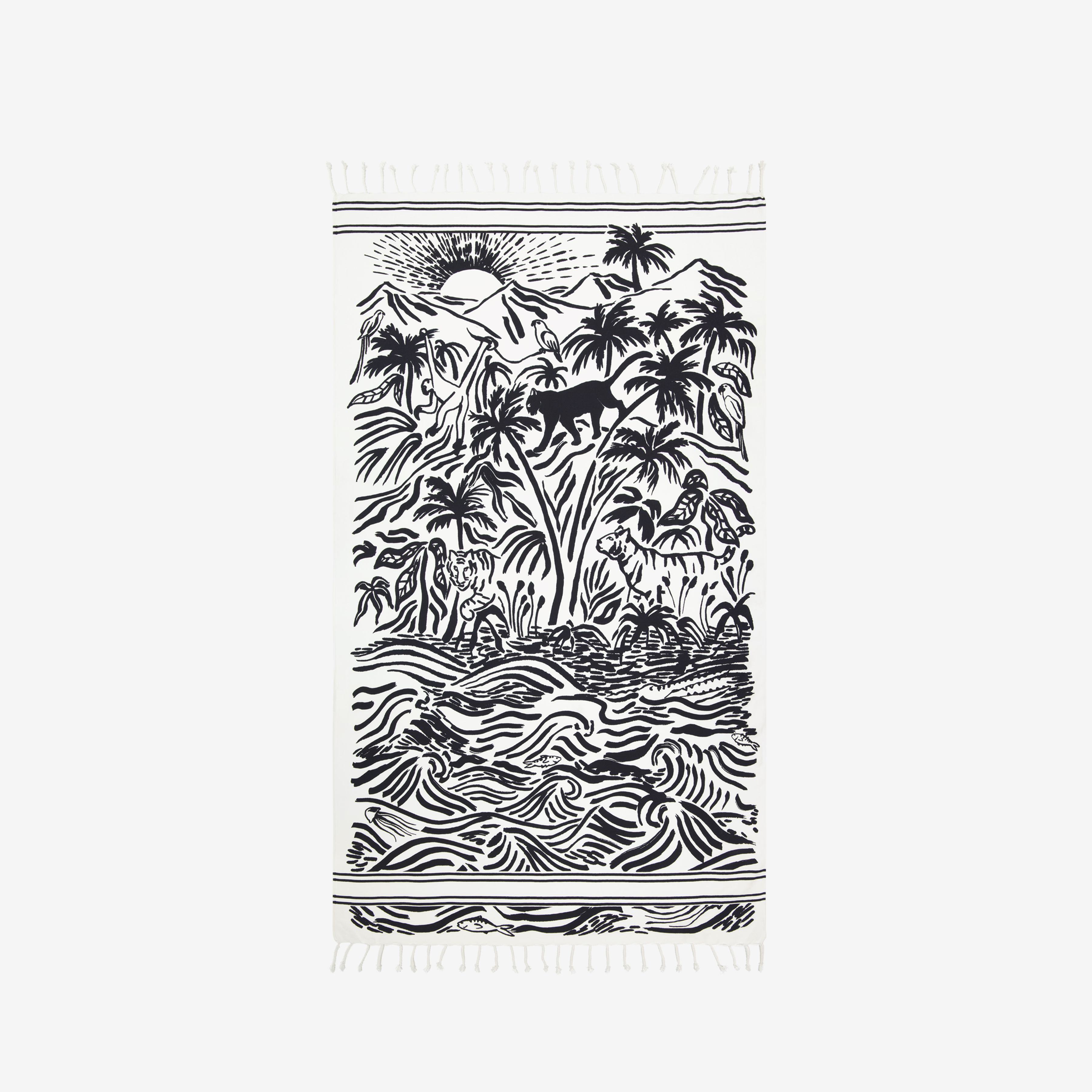 Fouta Towel 100 - Sumatra - Black