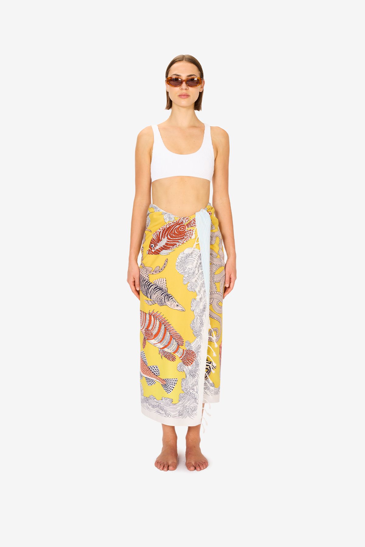 Fouta Towel 100 - Poseidon - Yellow