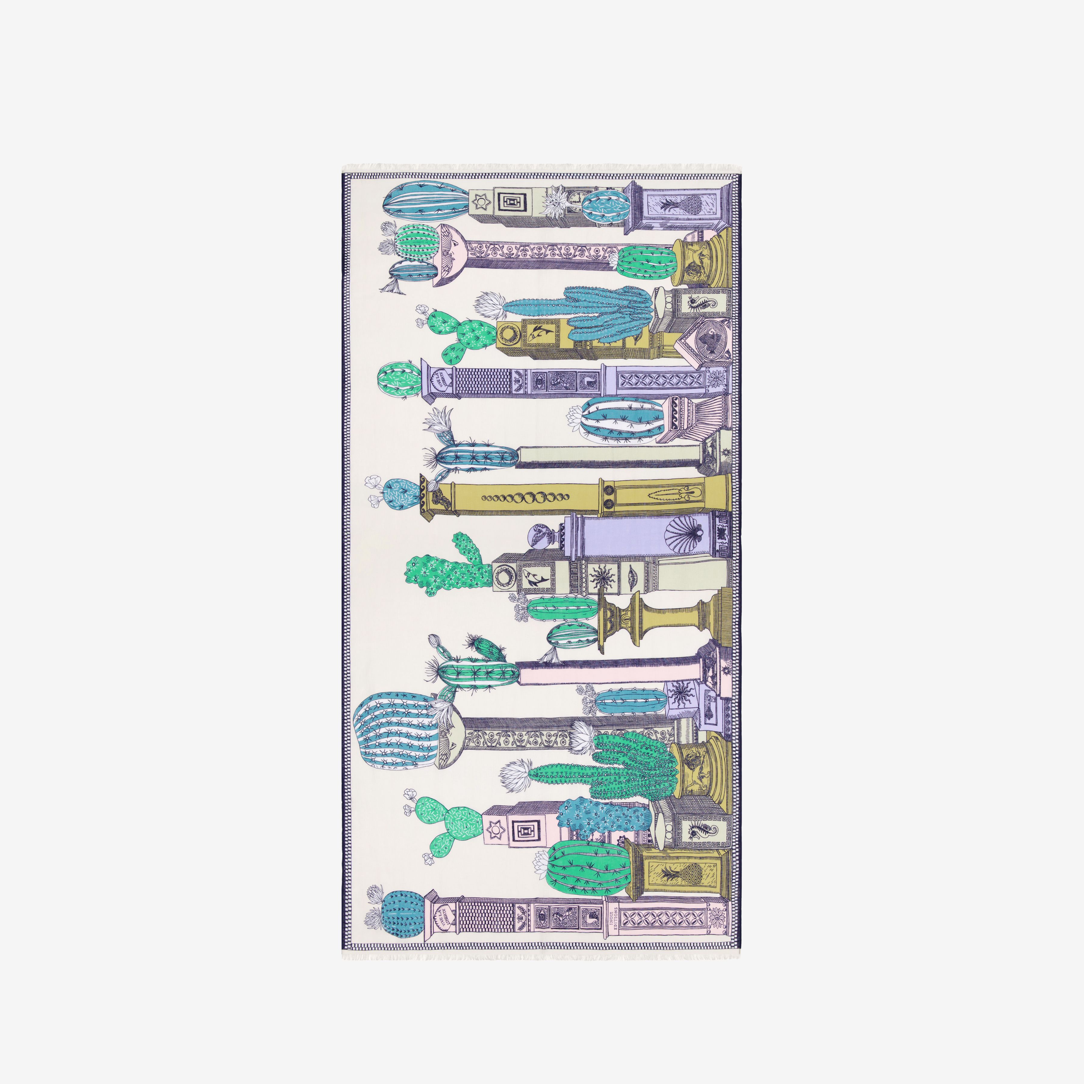 Scarf 100 - Tequila - white