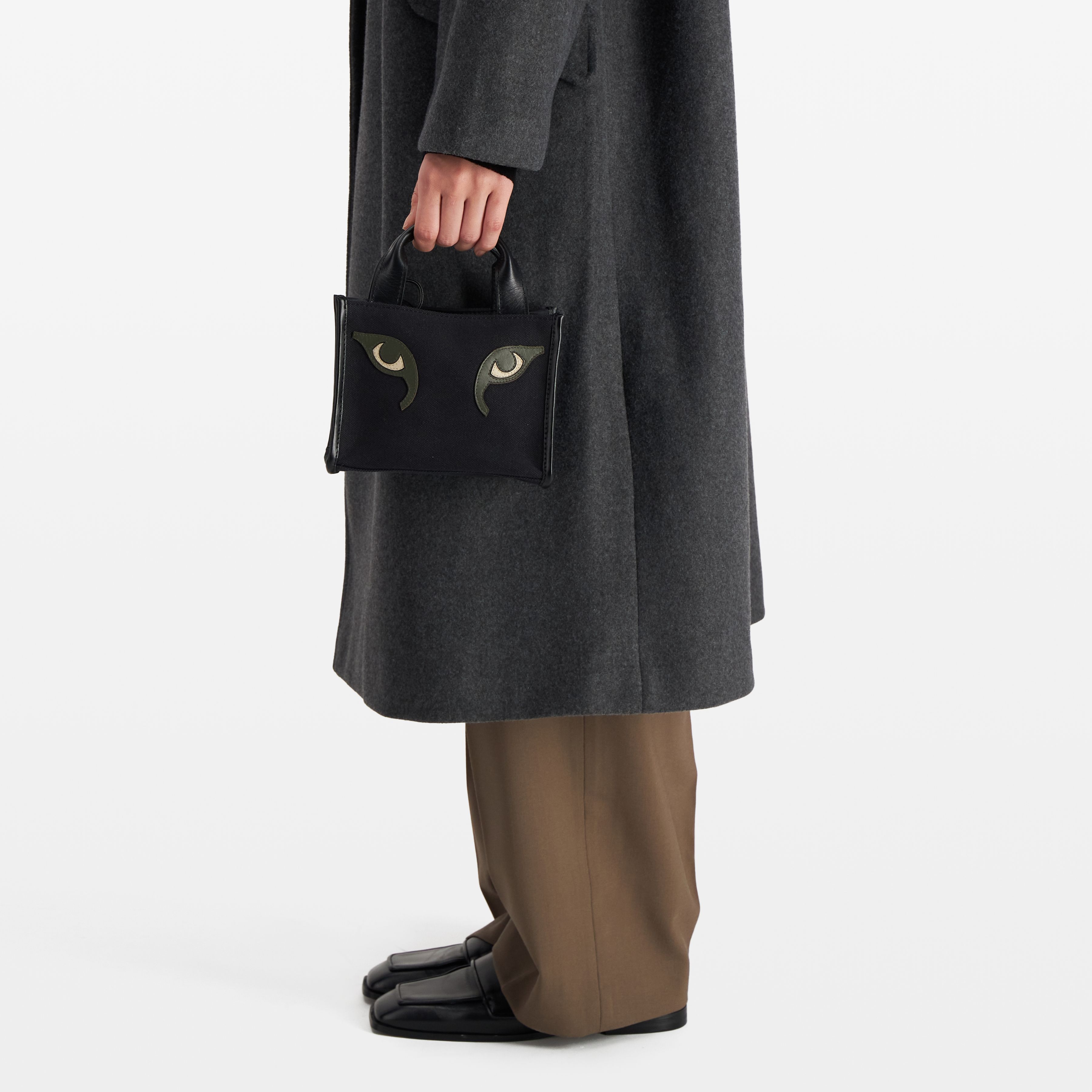 Mini Caprice Bag - Eyes - Black