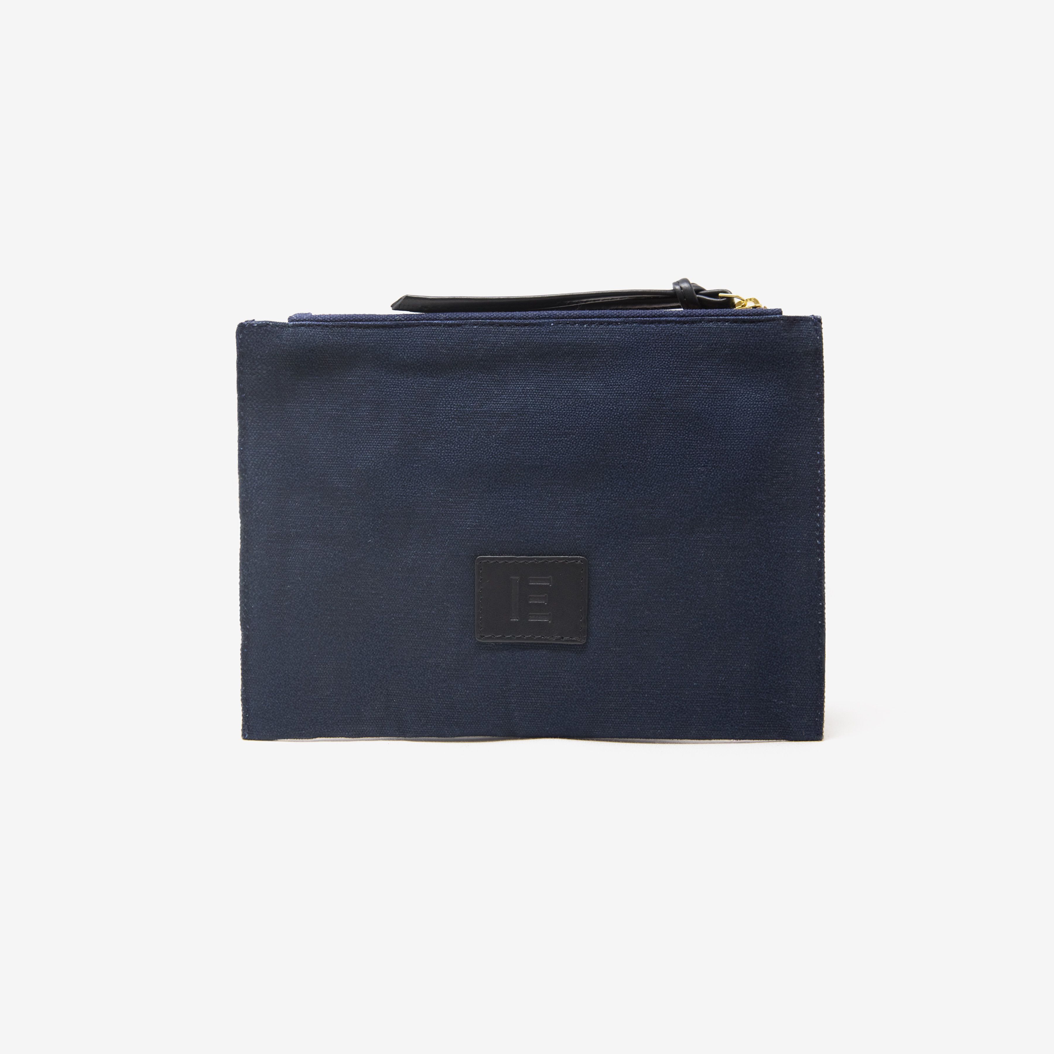 Bestickter Beutel  - Dino - Marineblau