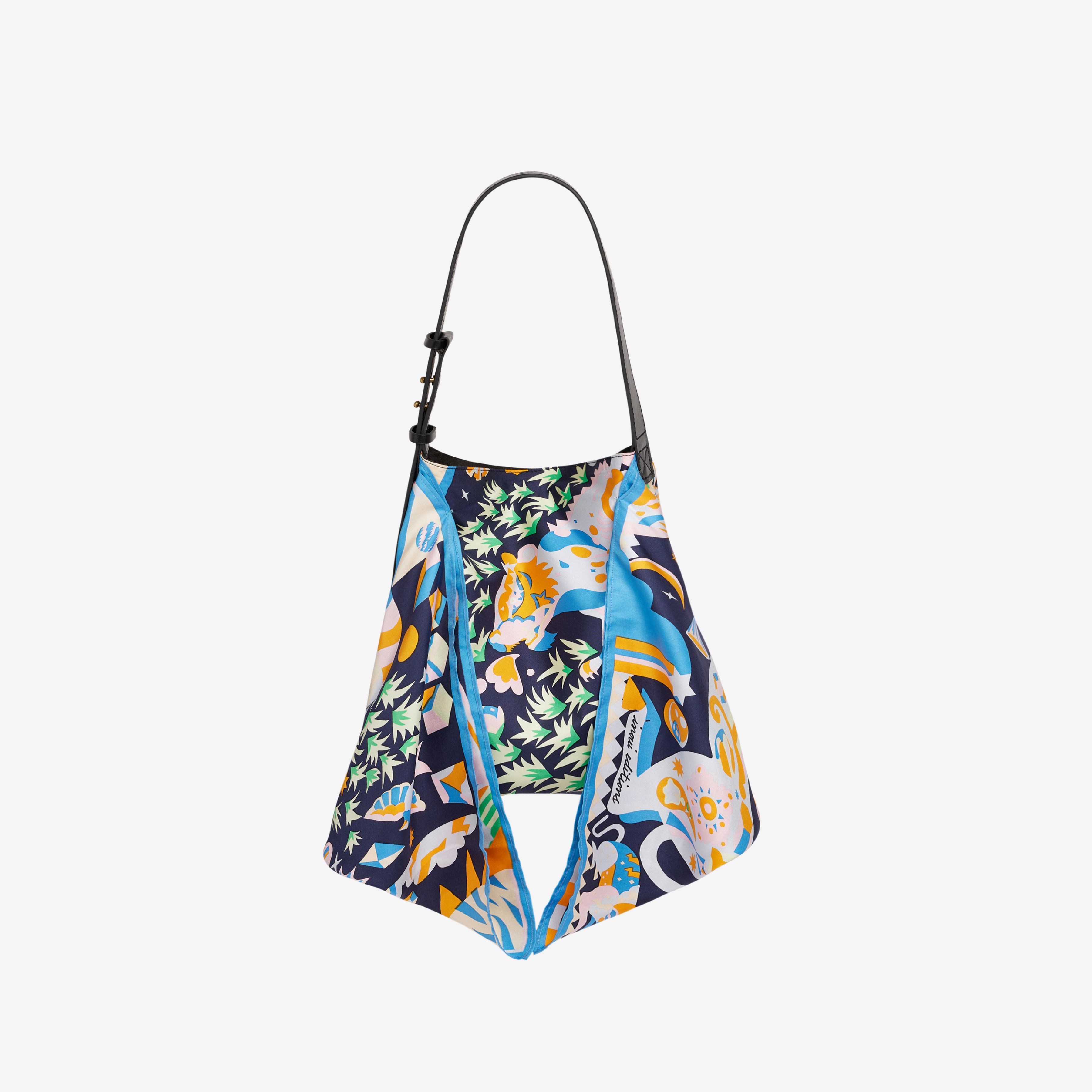 Scarf Bag S - Licorne - Navy