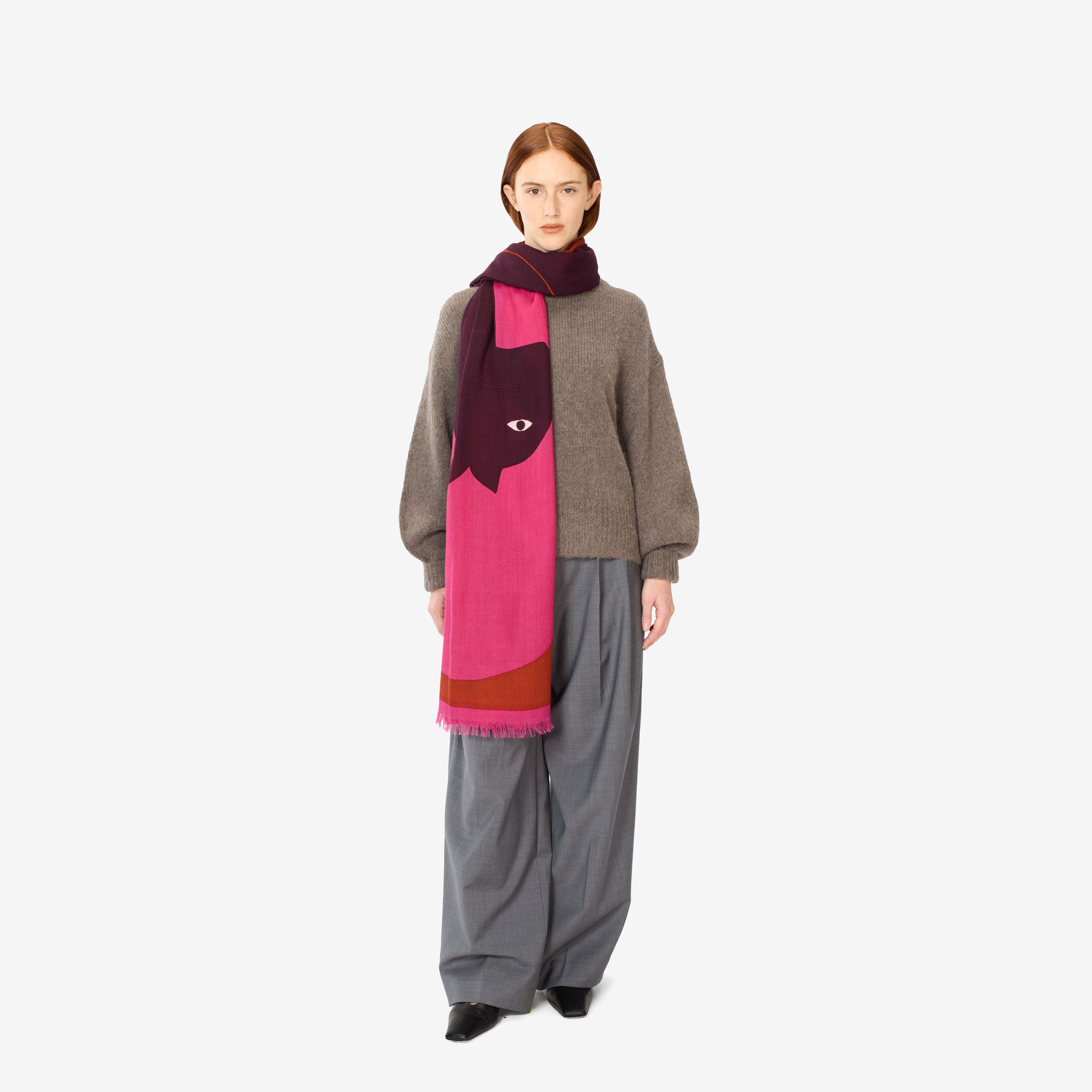 Scarf 100 - Amour - Squirrel