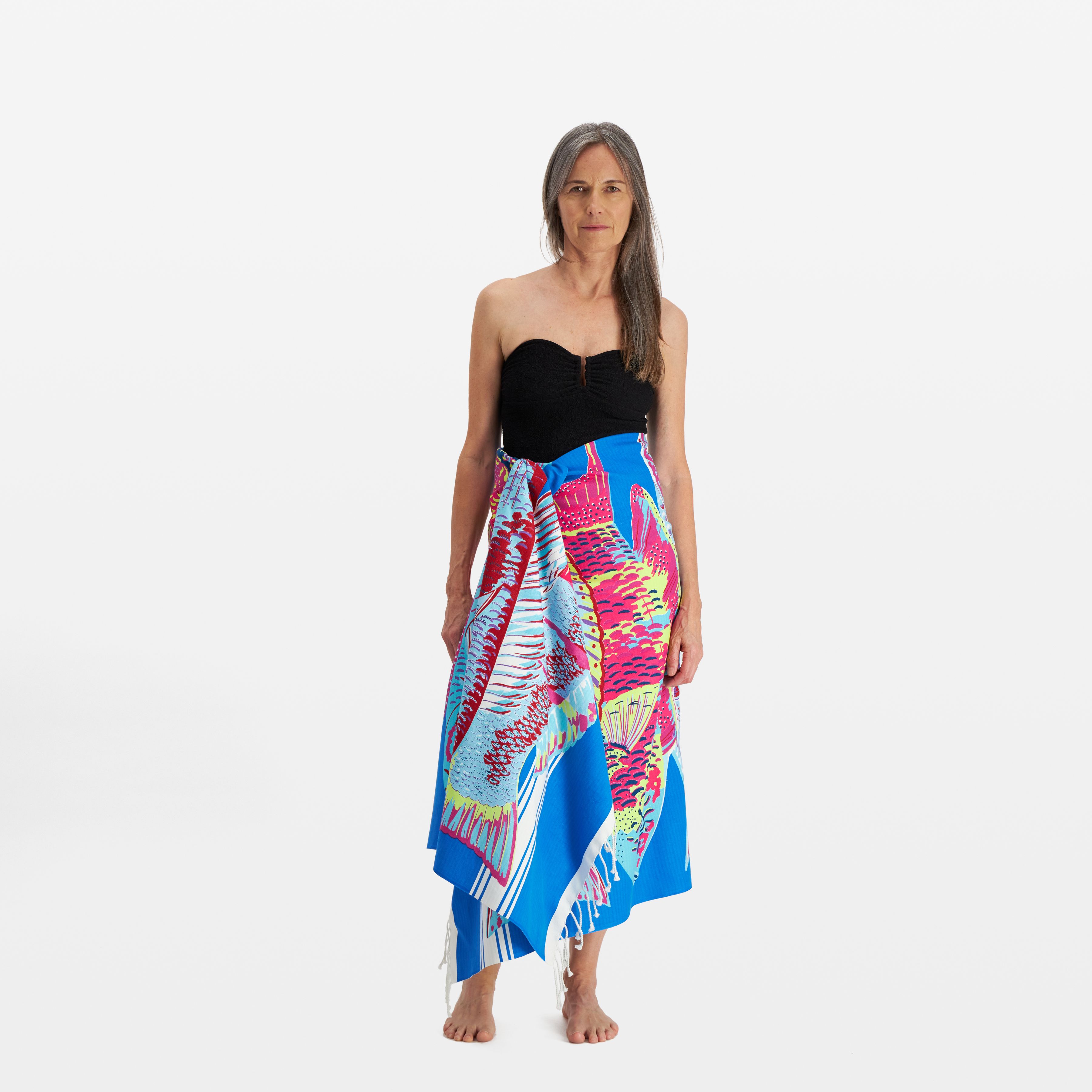 Fouta Towel 100 - Tango - Turquoise Blue