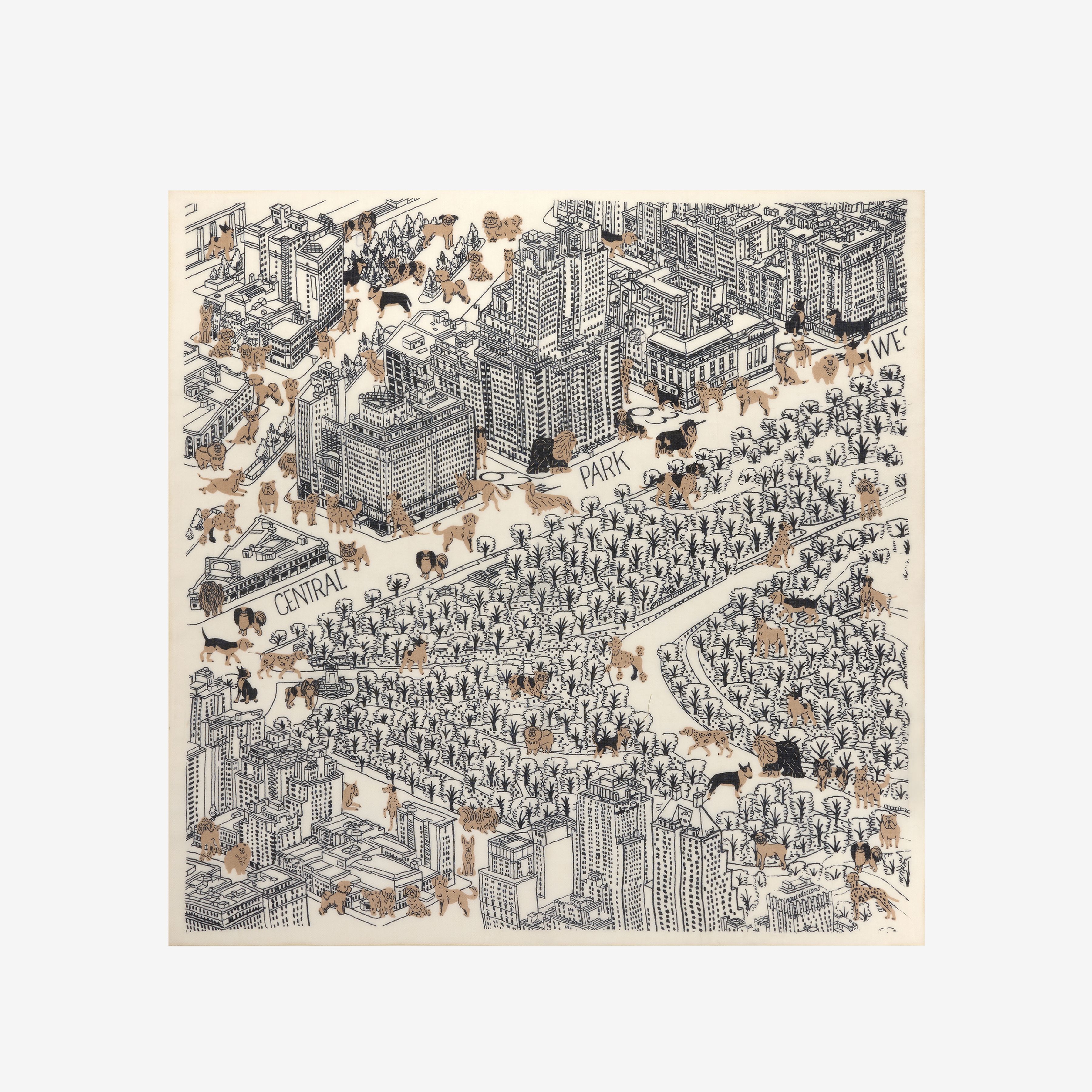 Carré 100 - Central Park - Blanc