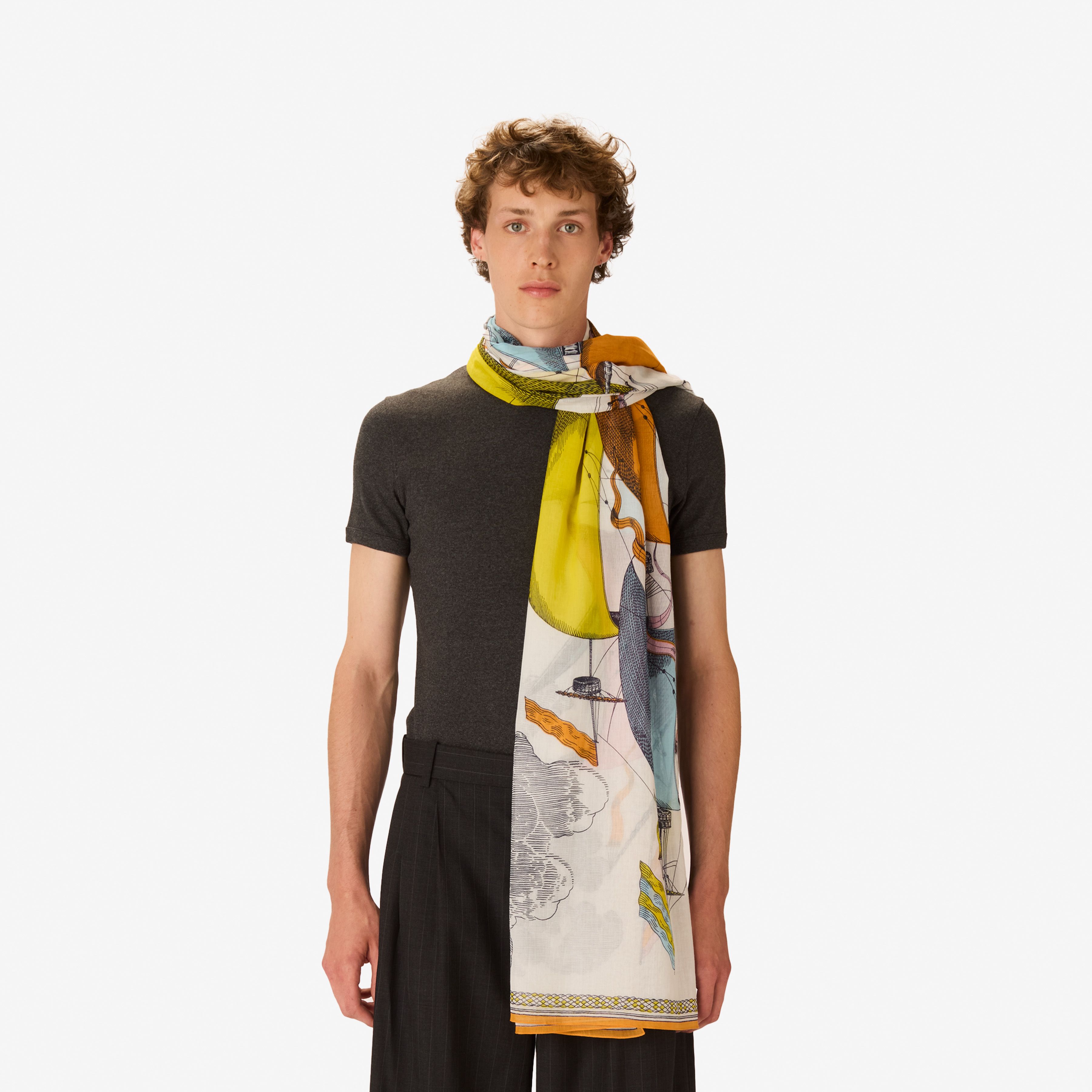 Scarf 100 - Des Rives et des Reves - Multicolor
