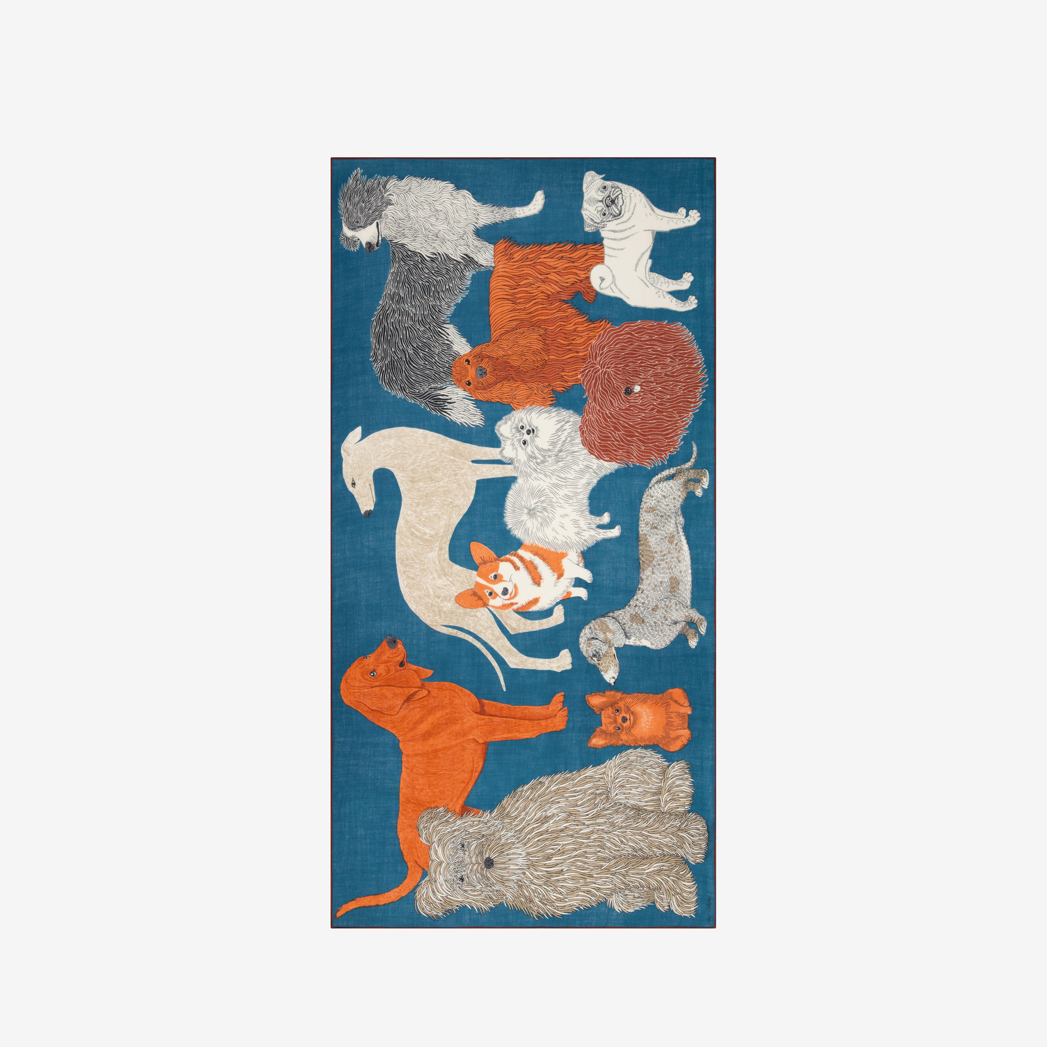 Scarf 100 - Toutou - Duck Blue